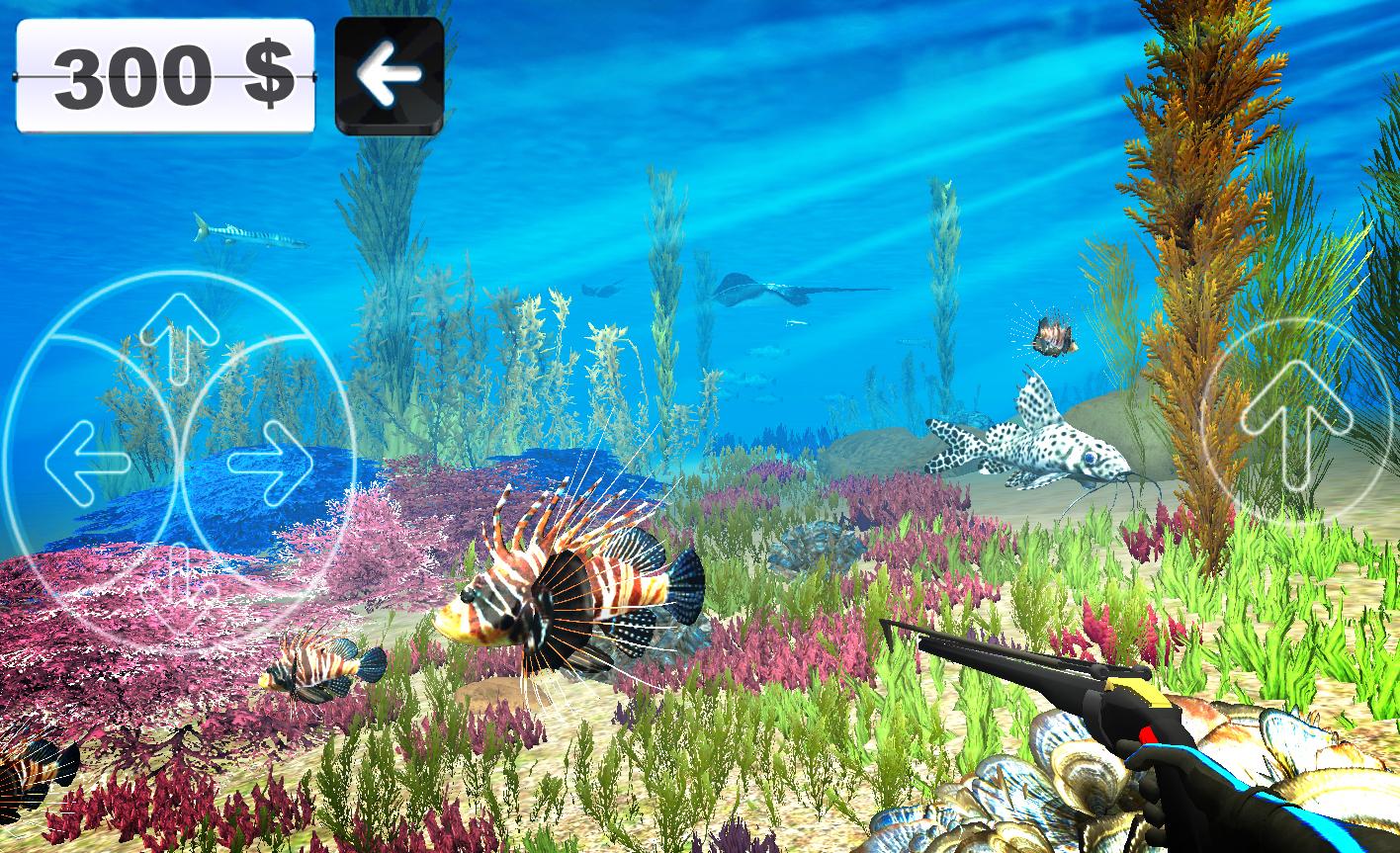 اسکرین شات 3 بازی Spearfishing. Marine life.