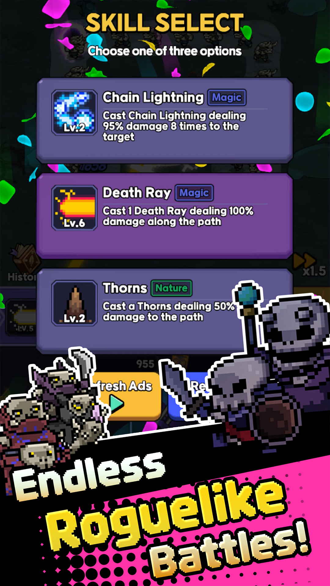 اسکرین شات 3 بازی Dungeon Defense Survivor.io