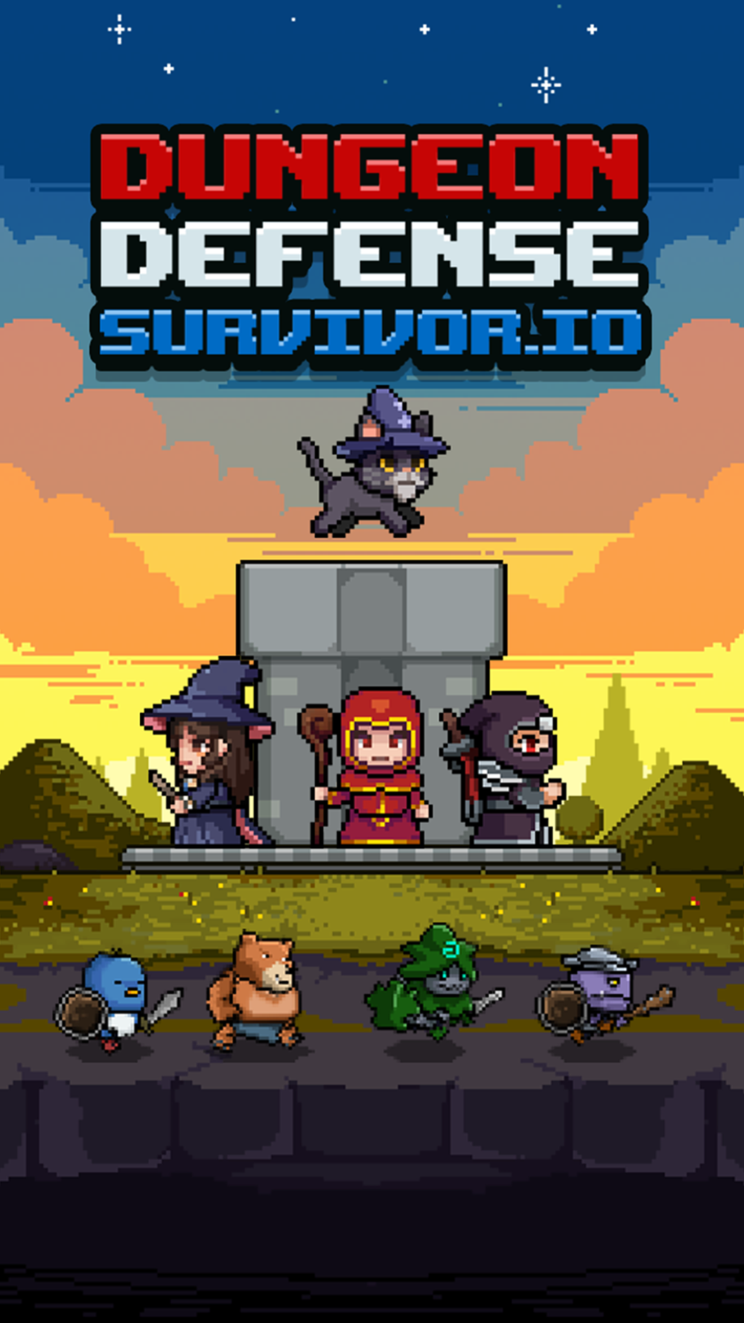 اسکرین شات 1 بازی Dungeon Defense Survivor.io