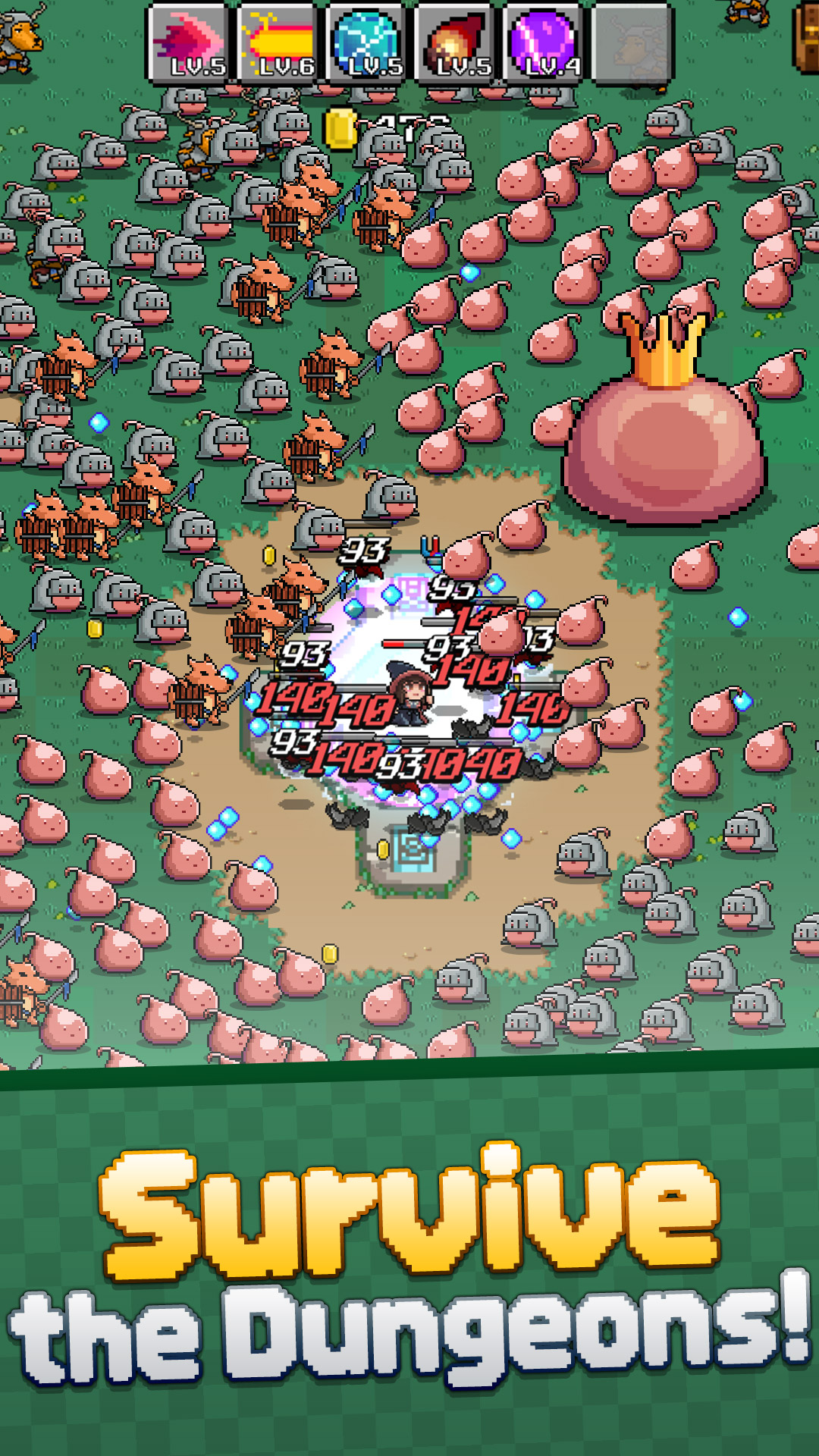 اسکرین شات 1 بازی Dungeon Survivor.io