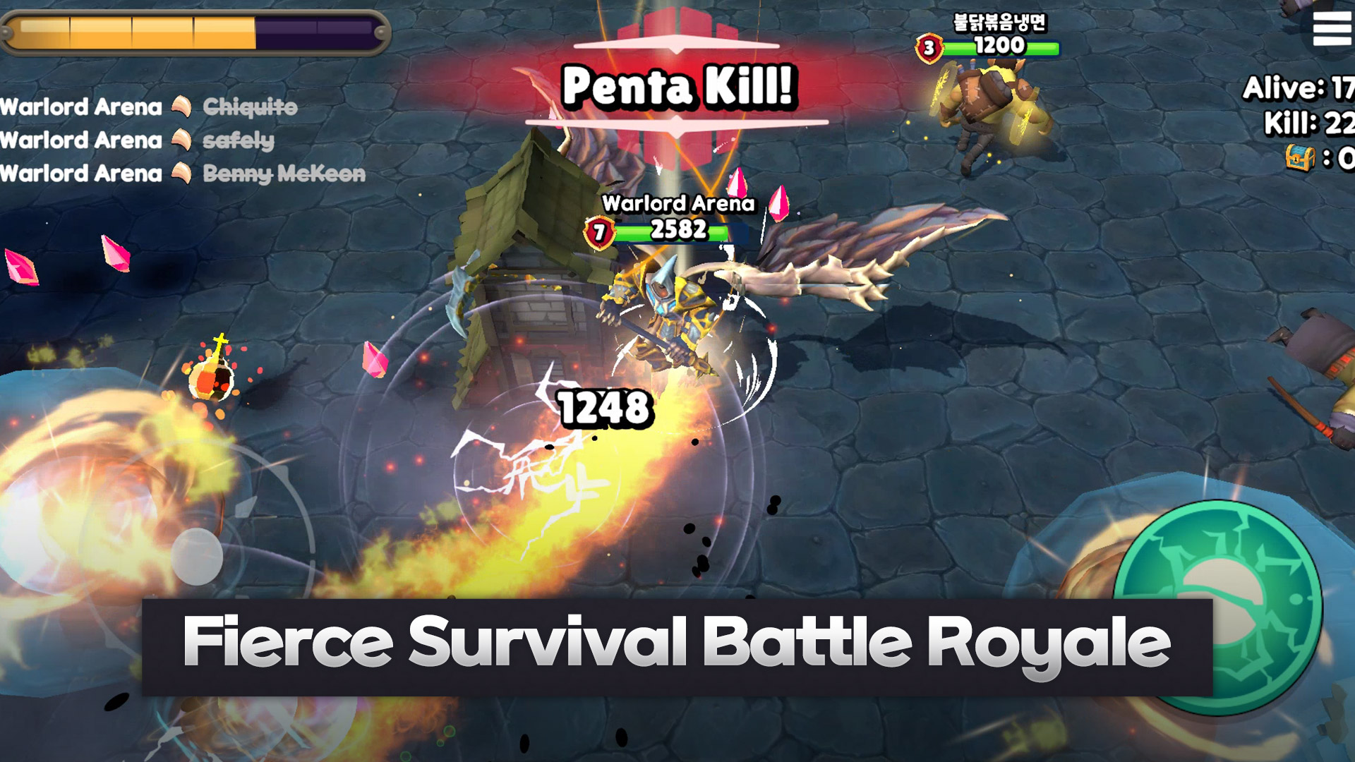 اسکرین شات 1 بازی Warlord Arena.io : Evolution