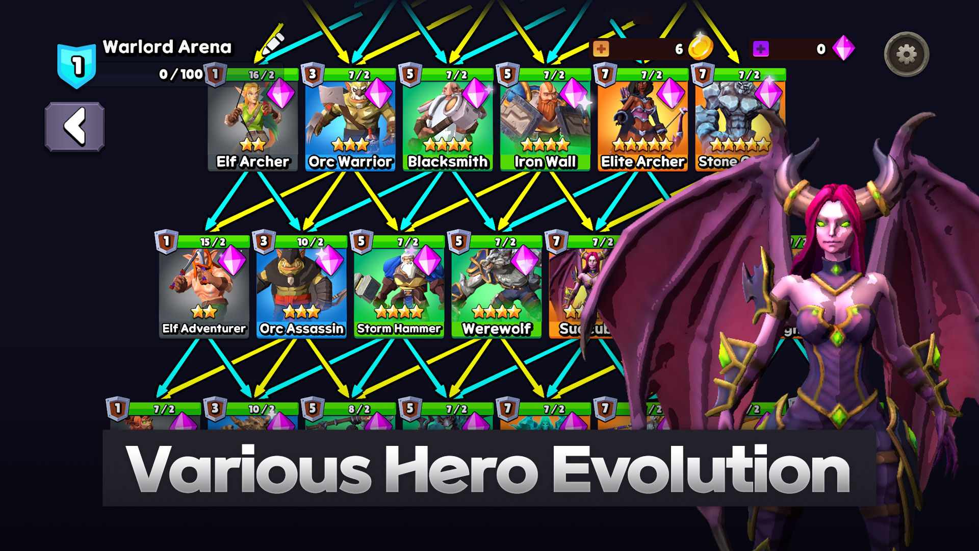 اسکرین شات 2 بازی Warlord Arena.io : Evolution