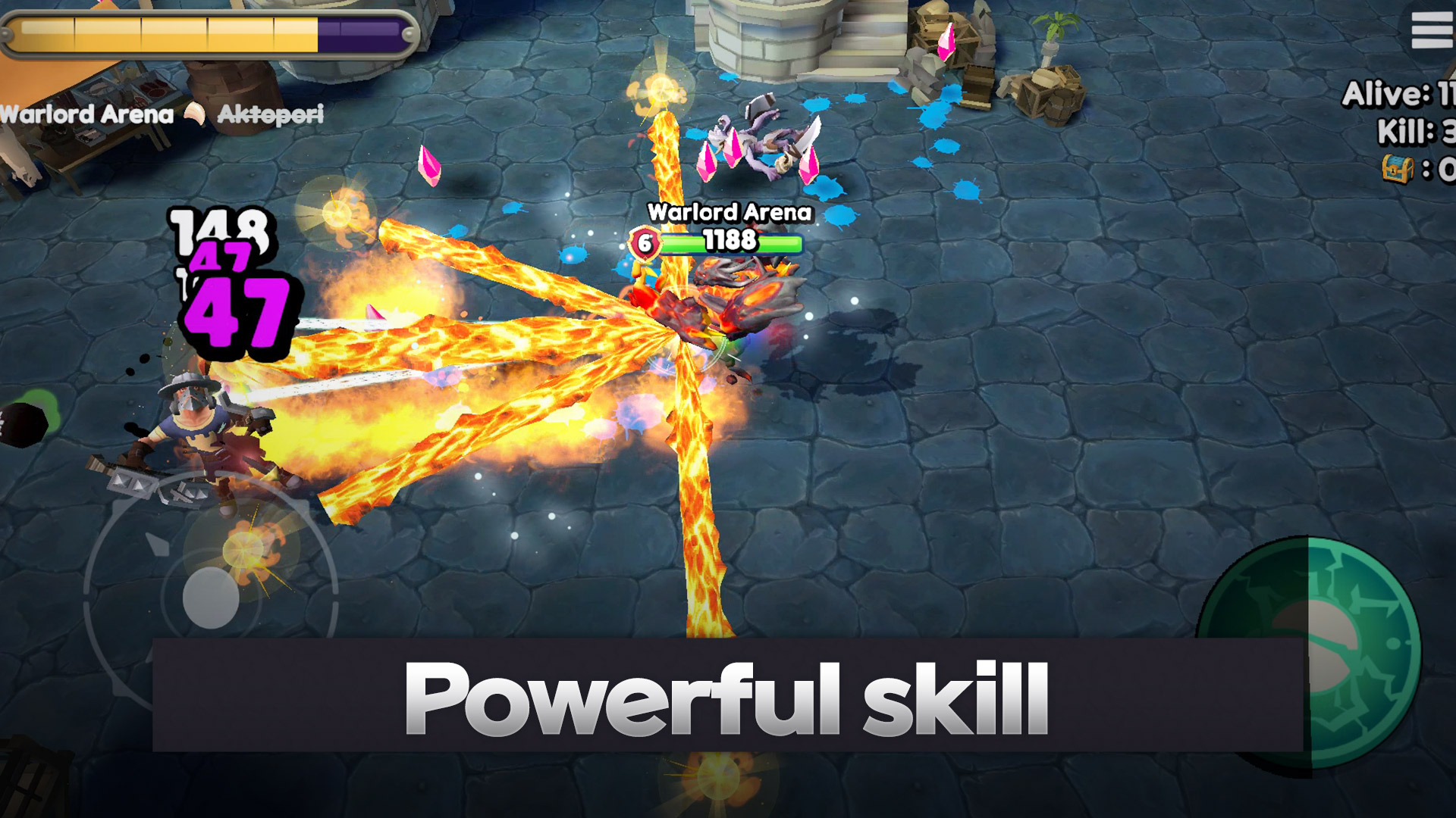 اسکرین شات 3 بازی Warlord Arena.io : Evolution
