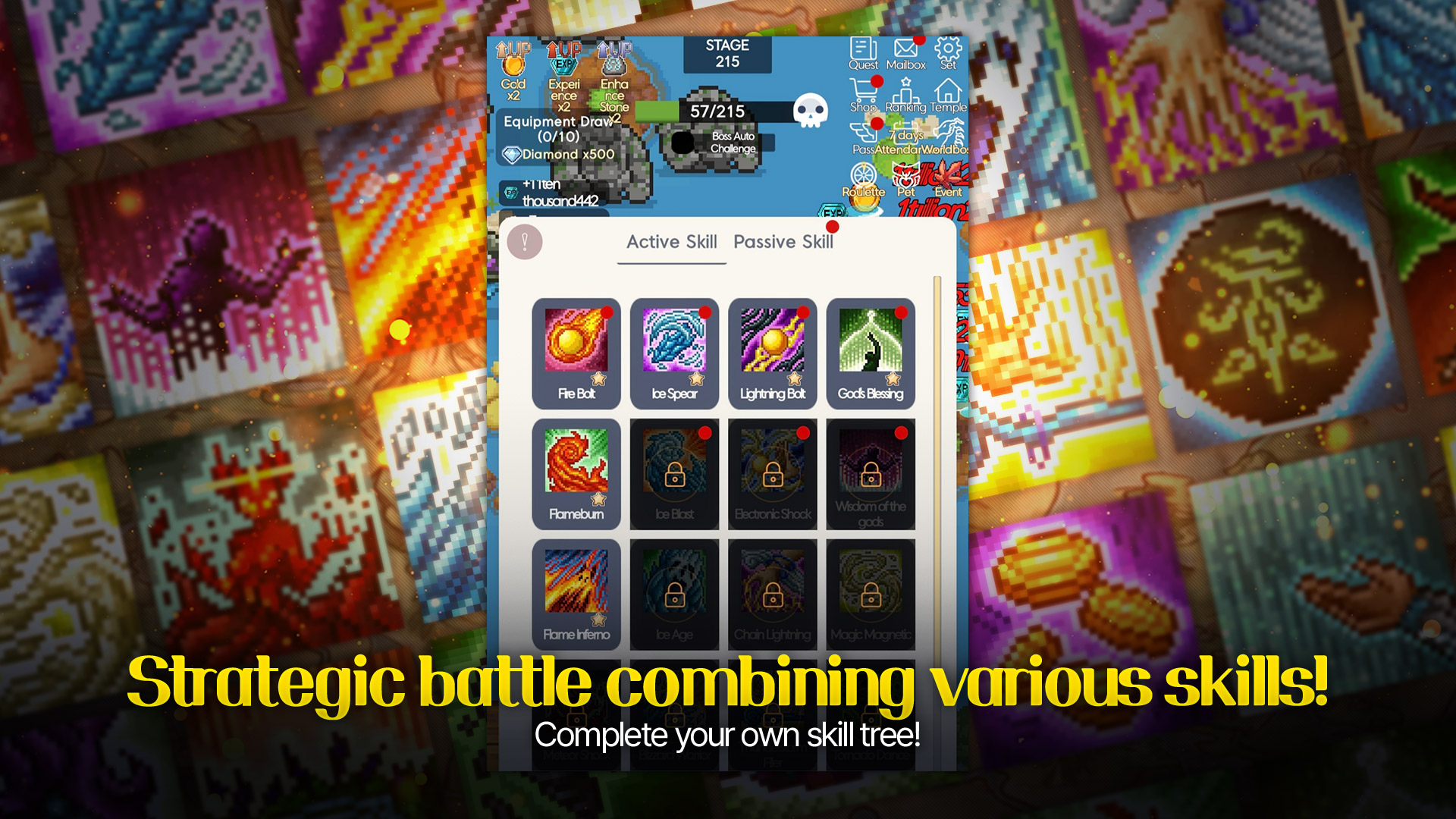 اسکرین شات 5 بازی Legend Magician : Idle RPG