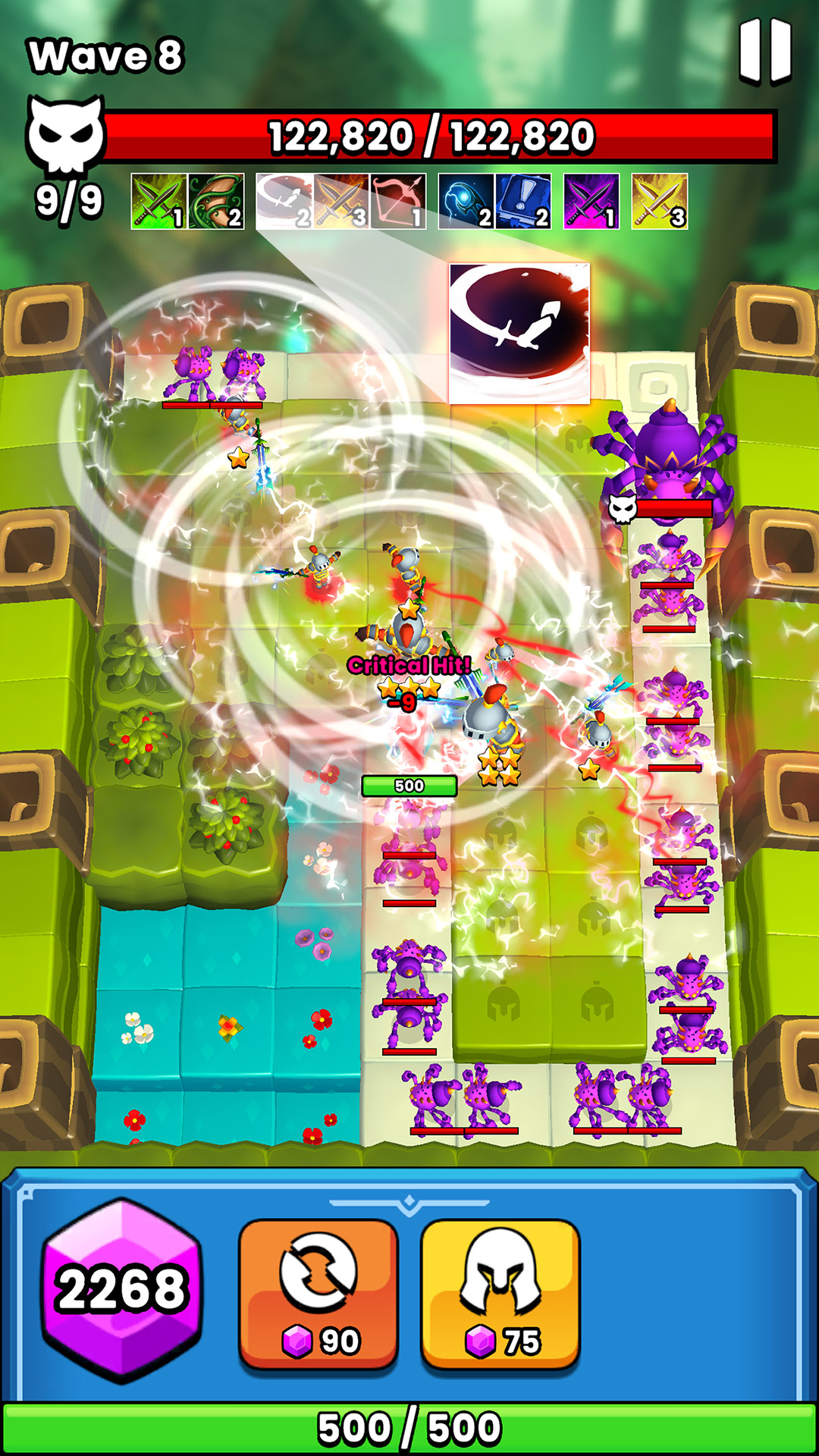 اسکرین شات 3 بازی Luck! Merge! Defense!