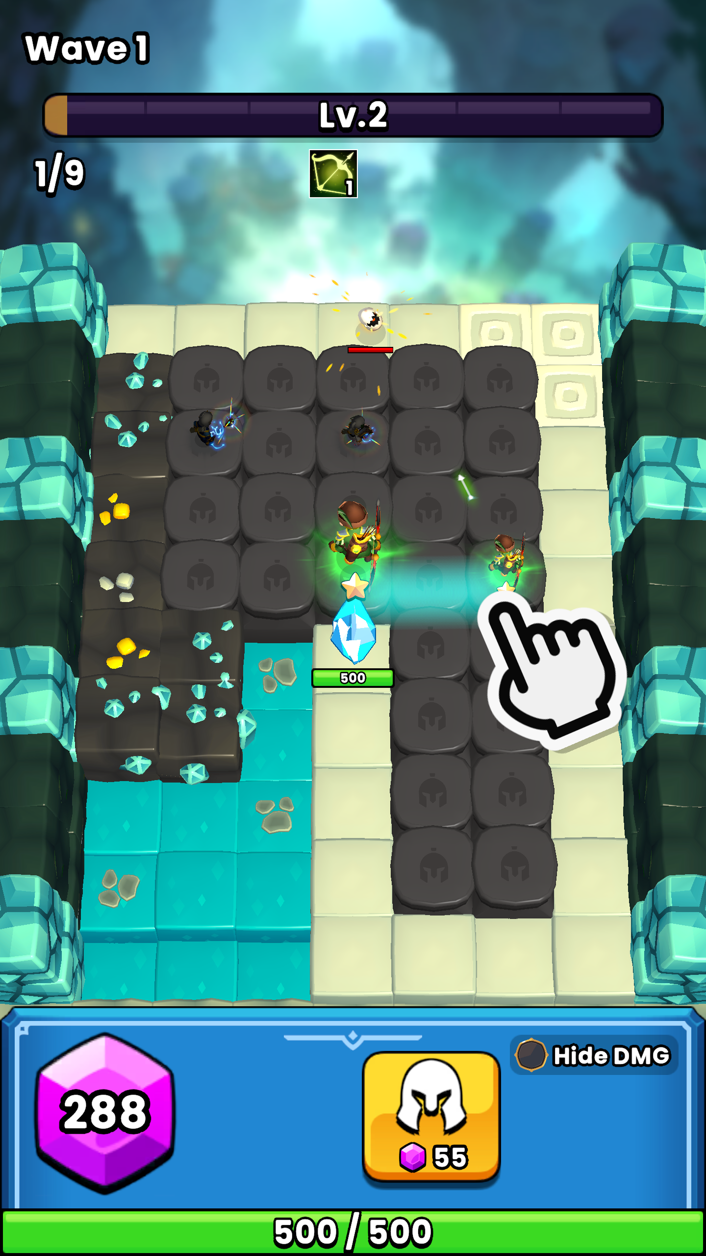 اسکرین شات 1 بازی Luck! Merge! Defense!