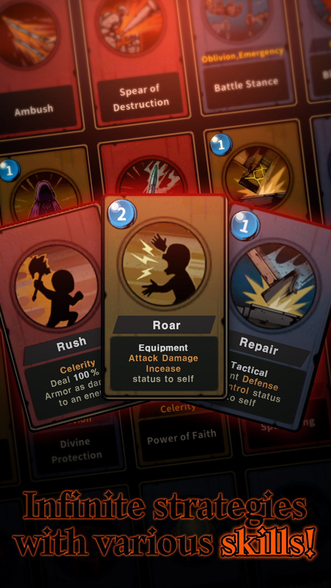 اسکرین شات 1 بازی Titan Slayer: Deckbuilding RPG
