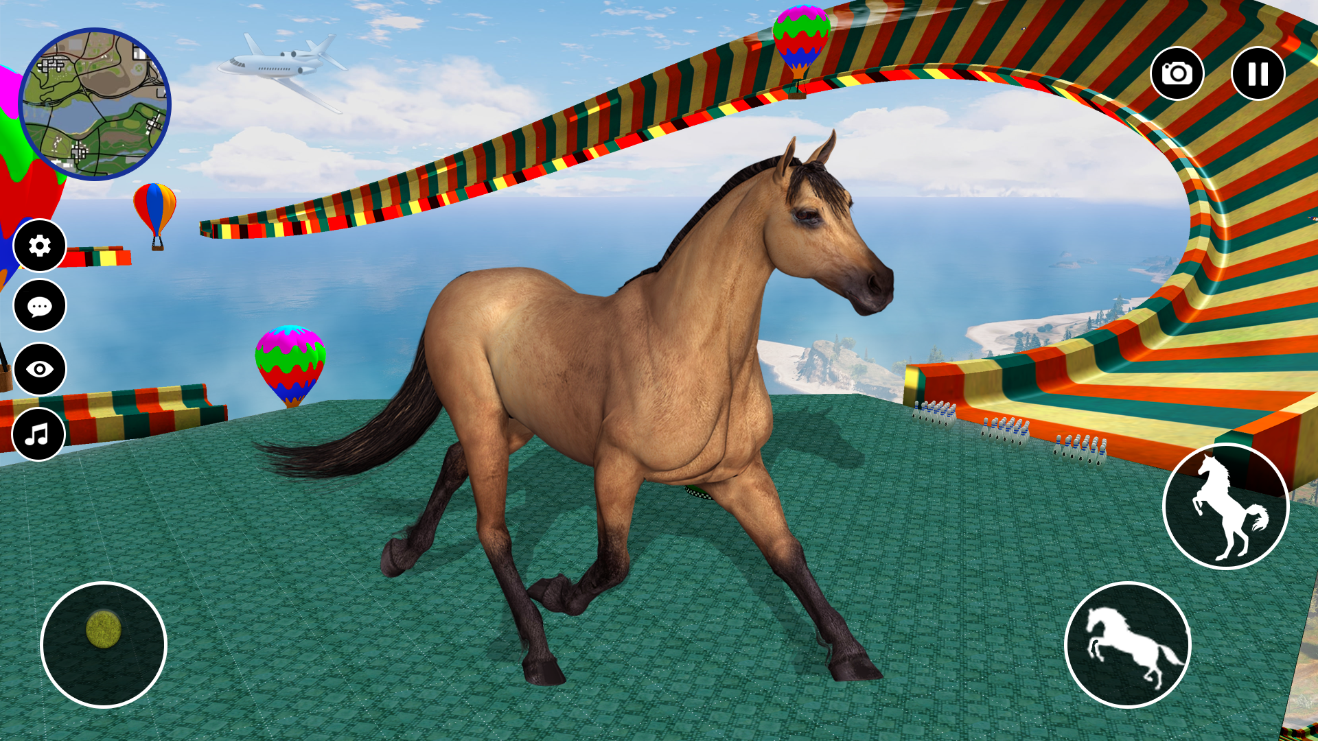 اسکرین شات 1 بازی Superhero Horse Riding Game 3D
