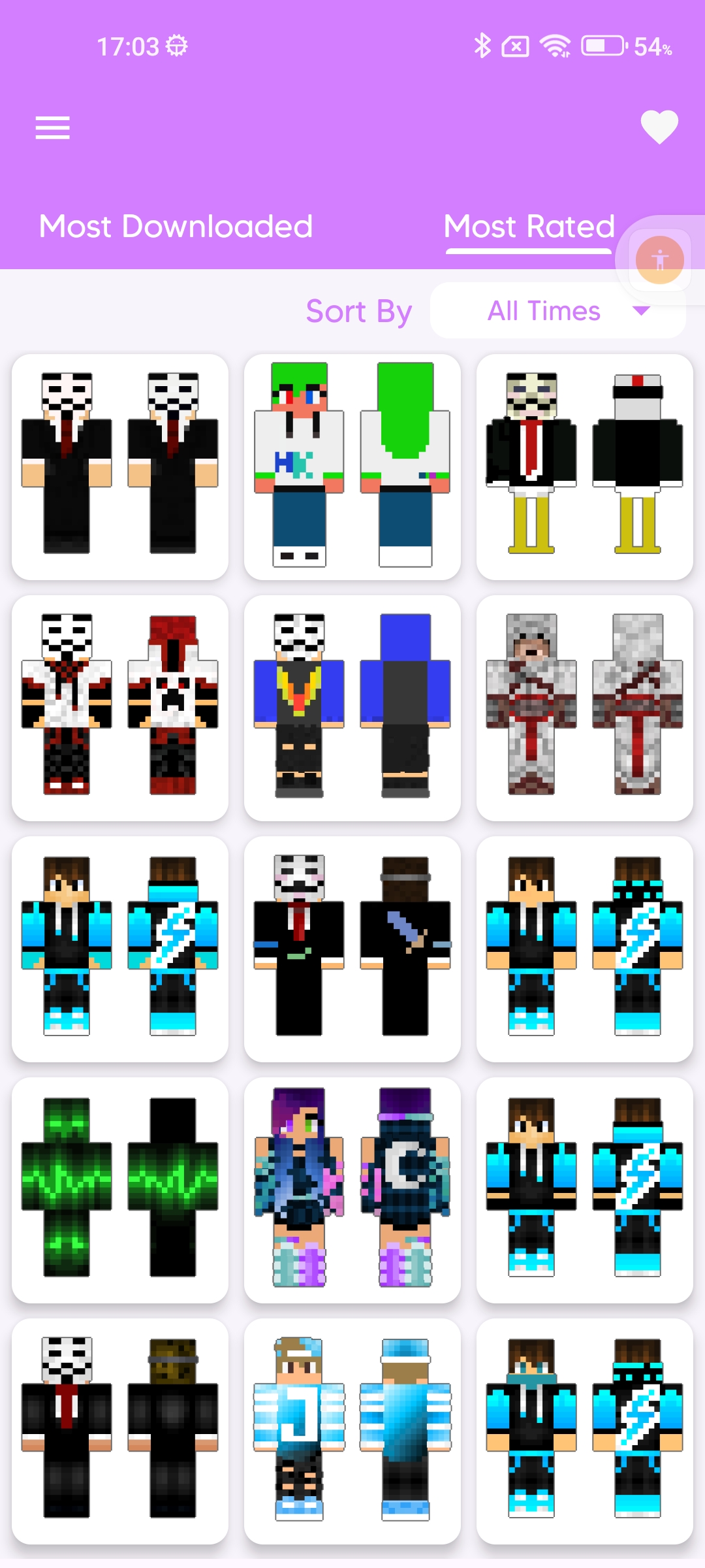 اسکرین شات 2 برنامه Hacker Skin for Minecraft