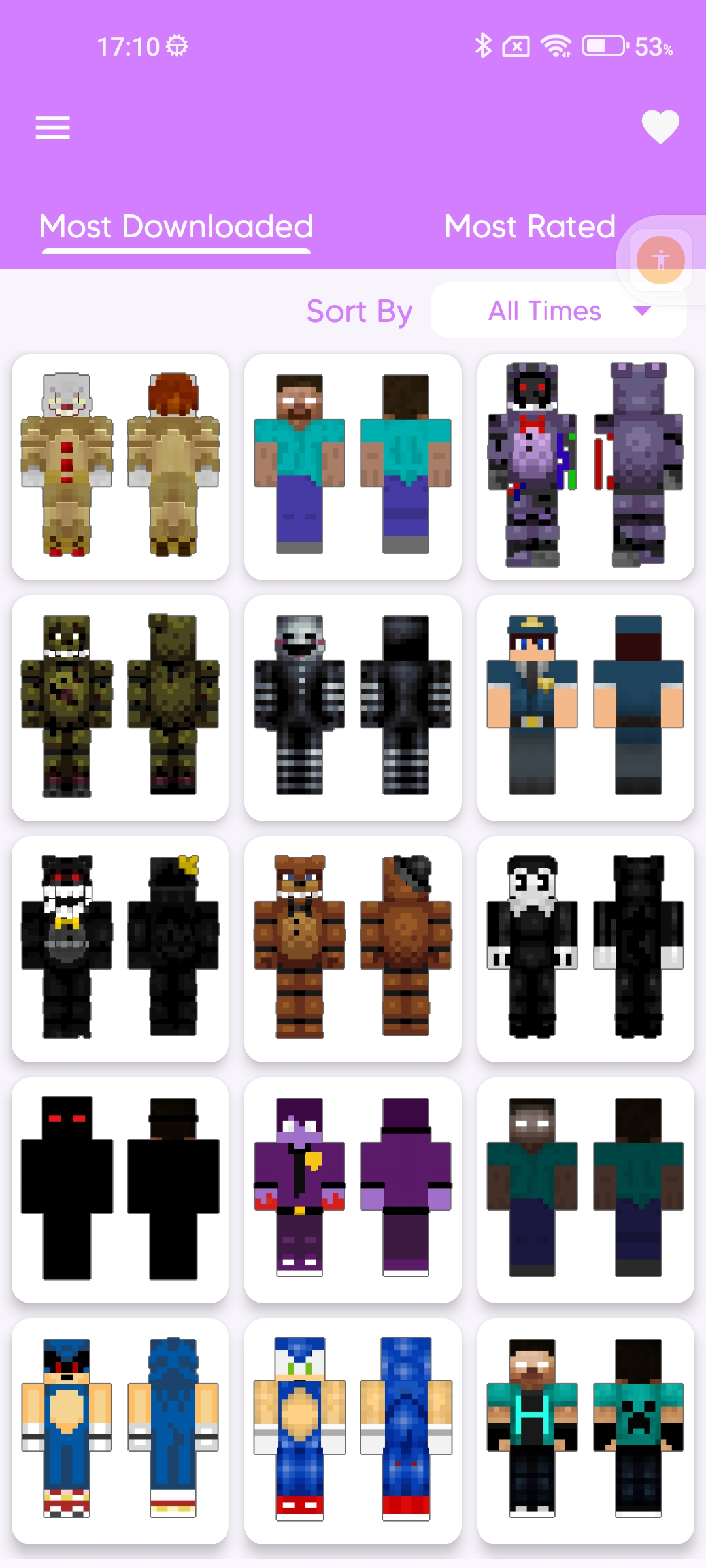 اسکرین شات 1 برنامه Horror Skin for Minecraft