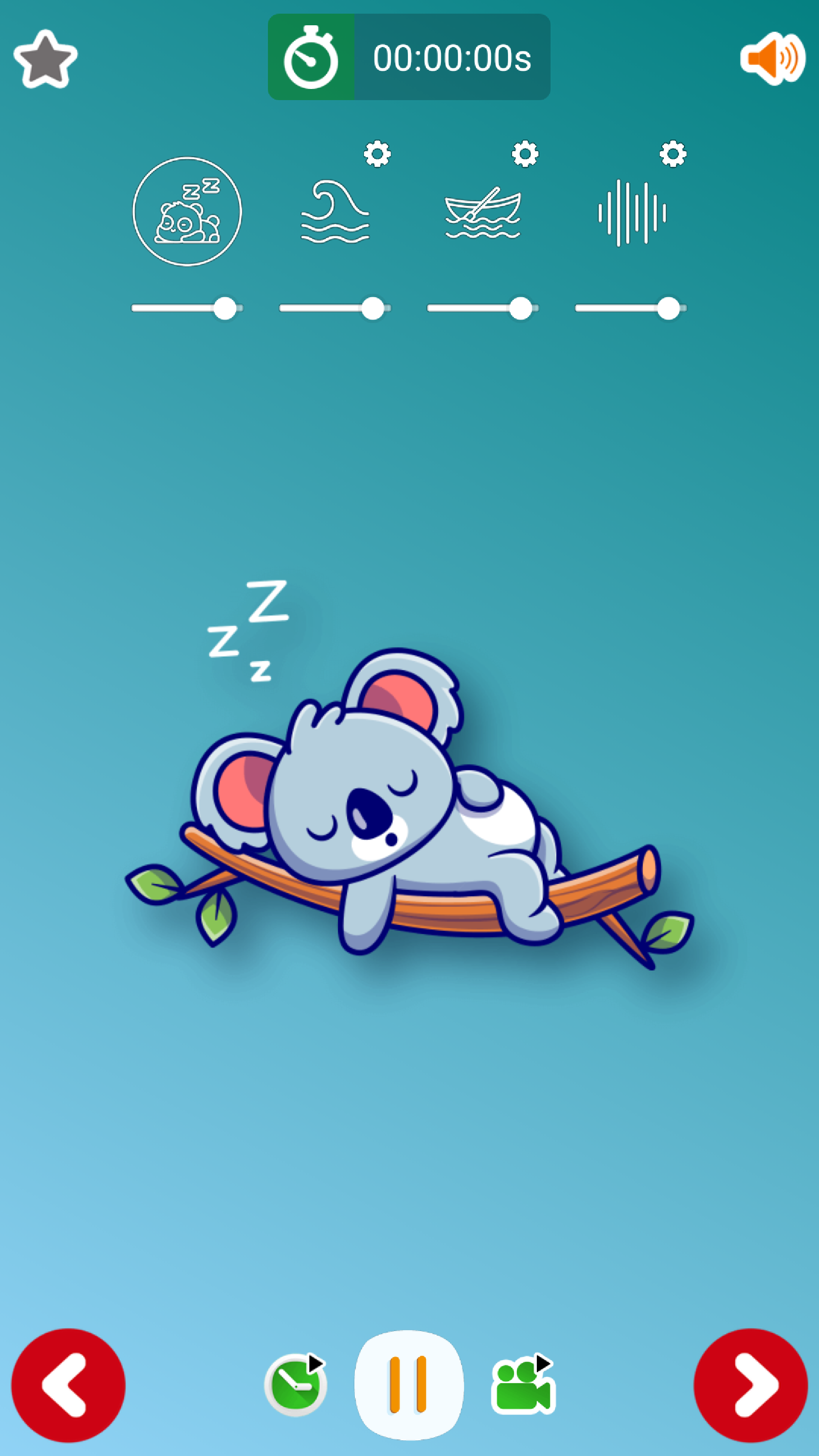 اسکرین شات 6 برنامه Baby Sleep Sounds