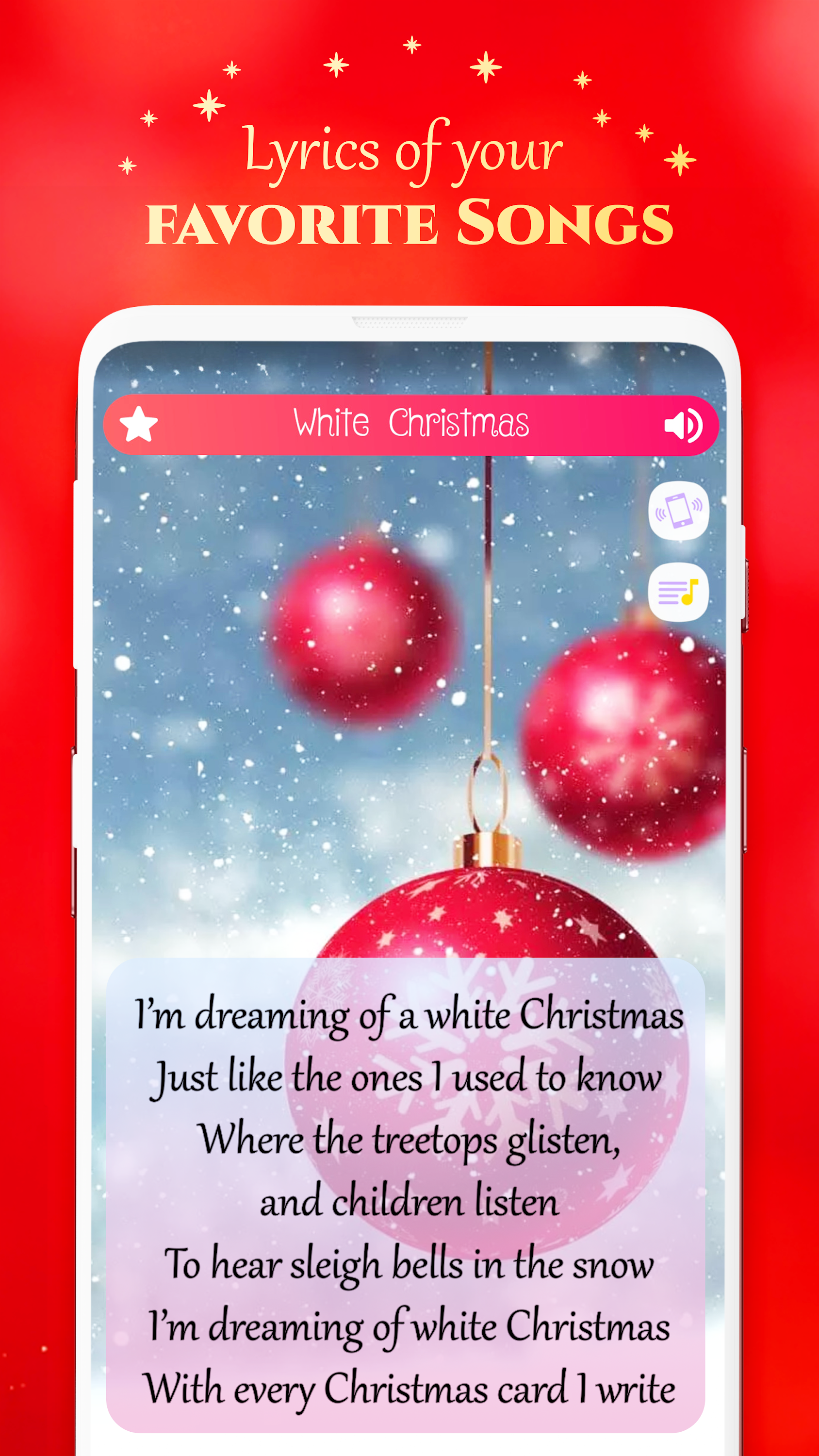 اسکرین شات 3 برنامه Christmas Songs