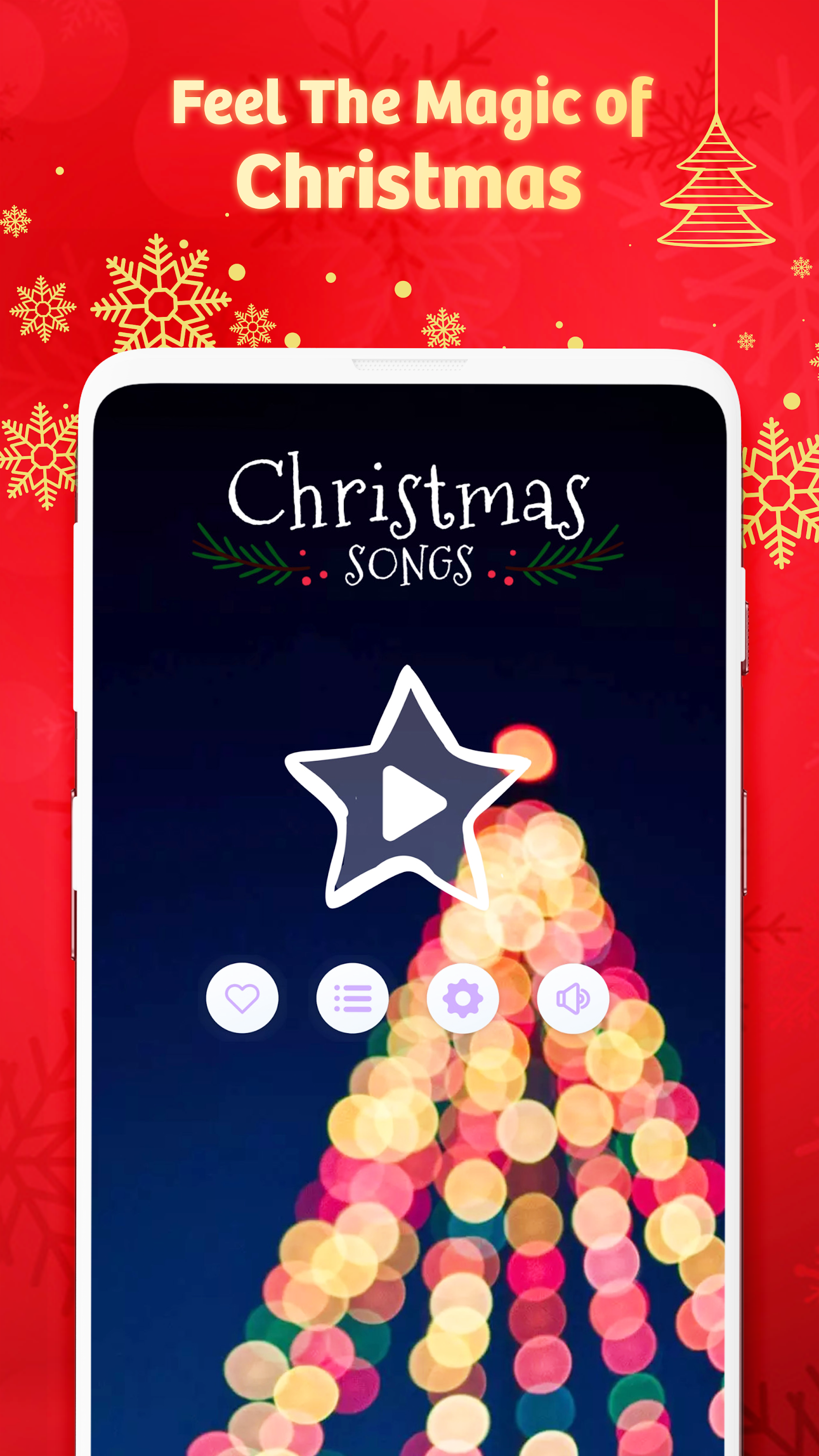 اسکرین شات 1 برنامه Christmas Carols & Songs
