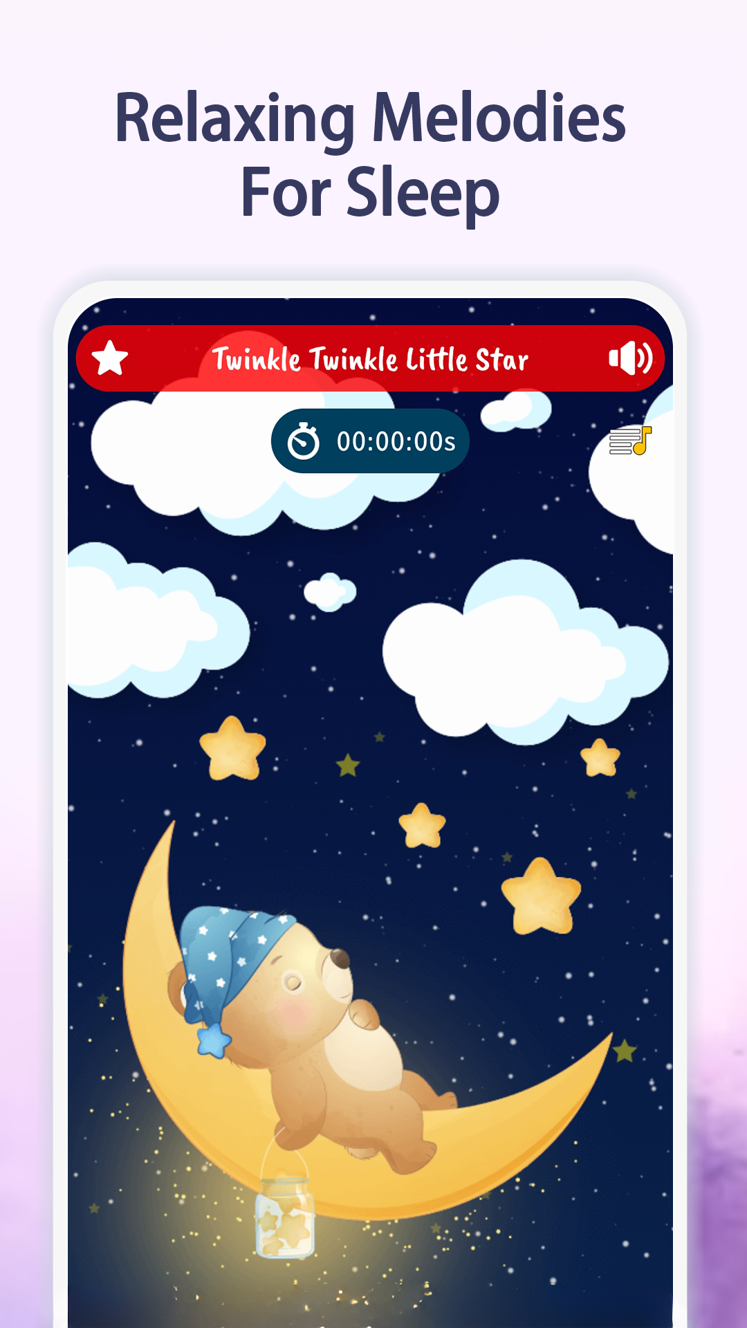 اسکرین شات 3 برنامه Lullabies: Baby Sleep Music