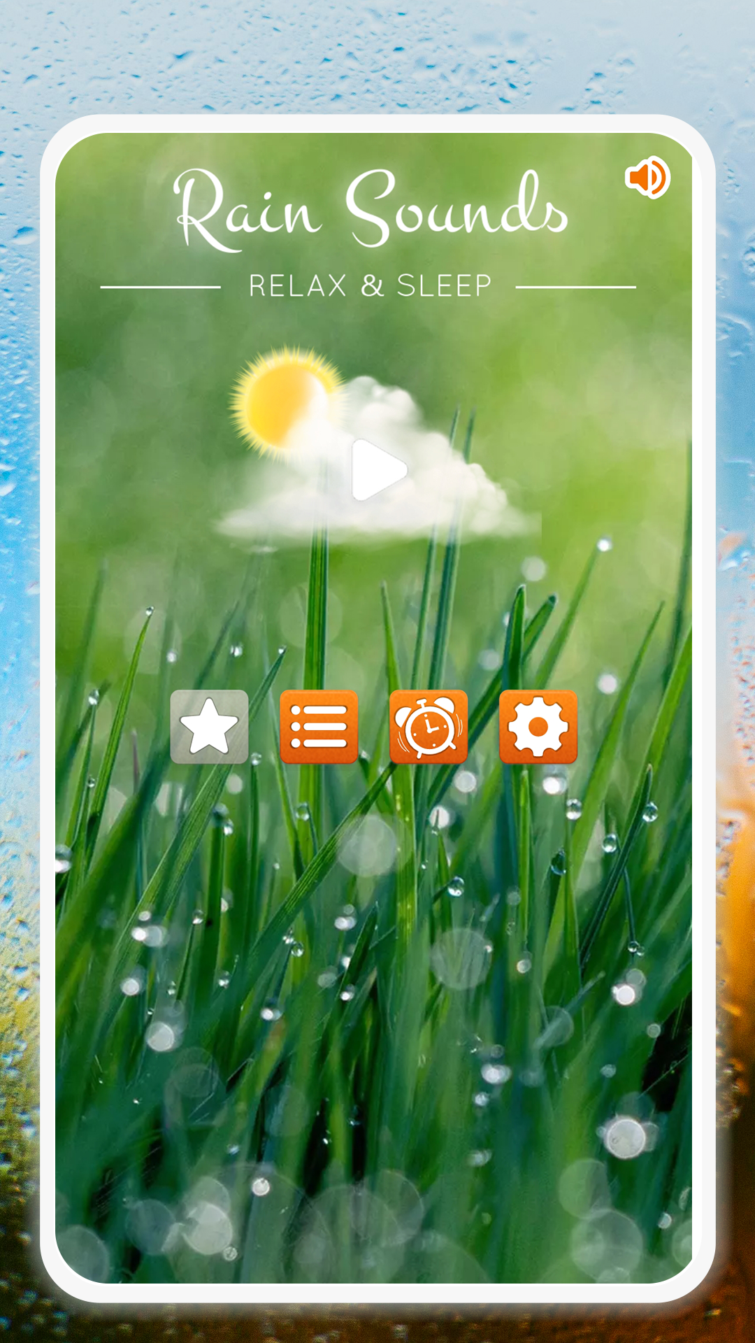 اسکرین شات 1 برنامه Rain Sounds: Relax and Sleep