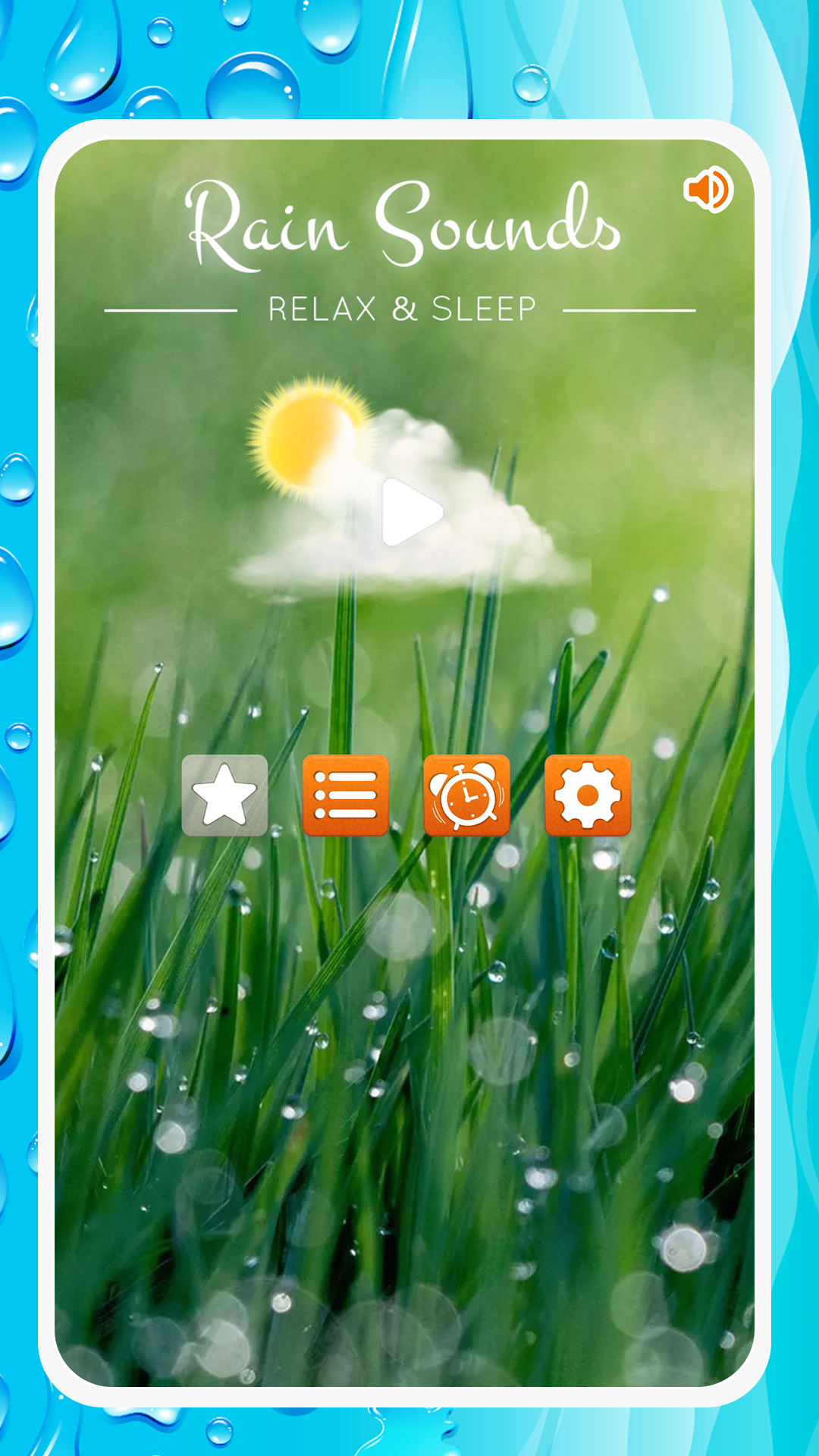 اسکرین شات 1 برنامه Rain Sounds: Relax and Sleep