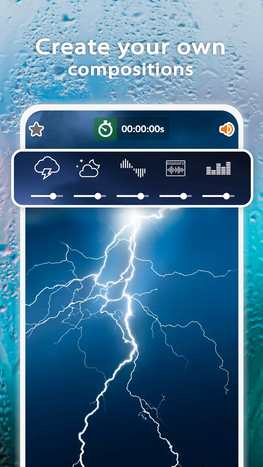 اسکرین شات 3 برنامه Rain Sounds: Relax and Sleep
