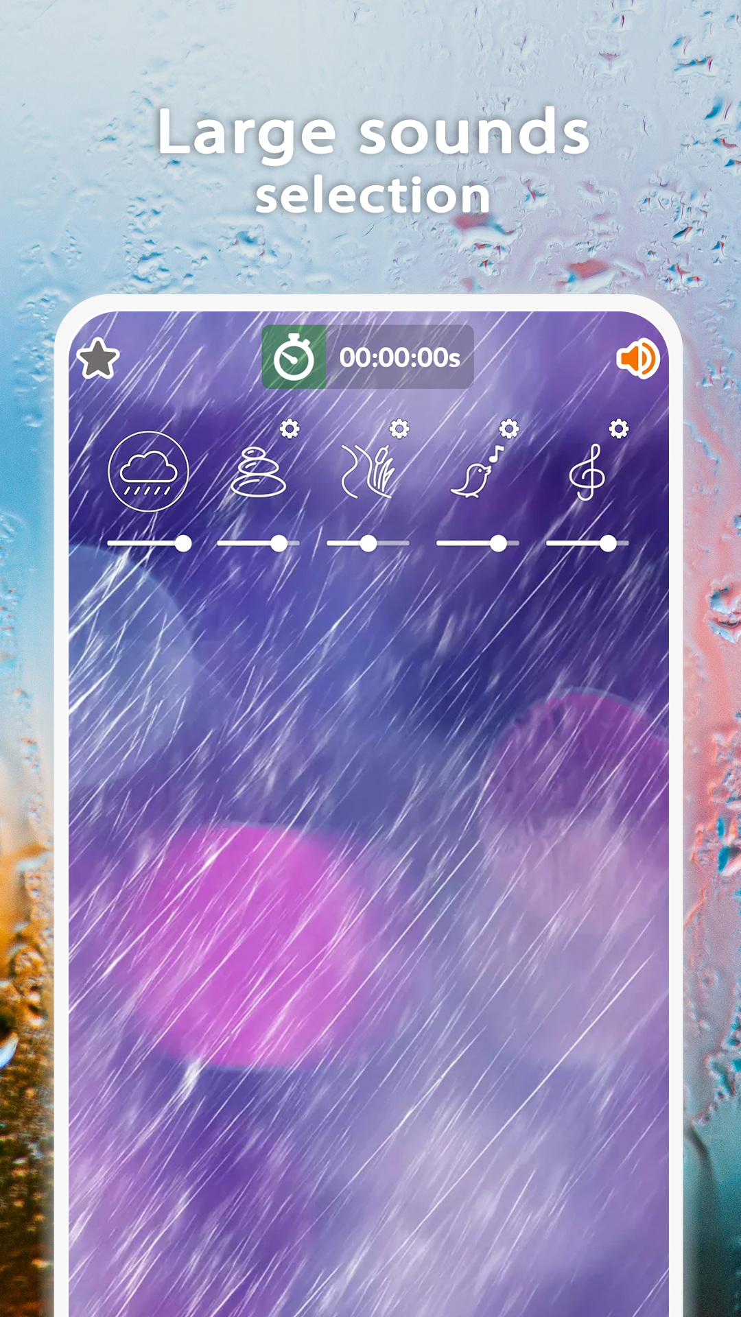 اسکرین شات 5 برنامه Rain Sounds: Relax and Sleep