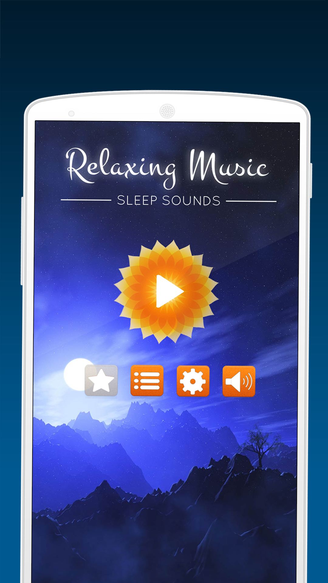 اسکرین شات 1 برنامه Relaxing Music: Sleep Sounds