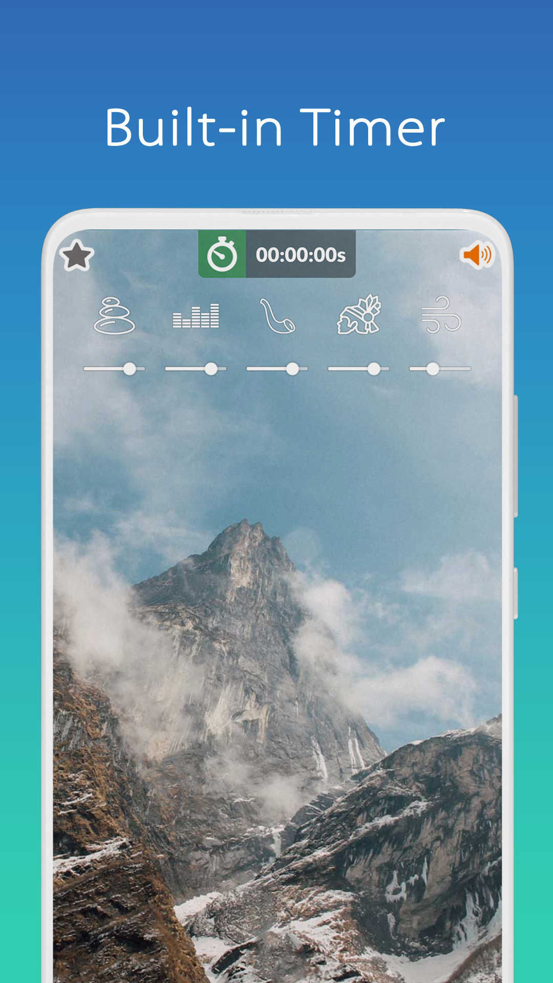 اسکرین شات 4 برنامه Wind Noise: Relax and Sleep