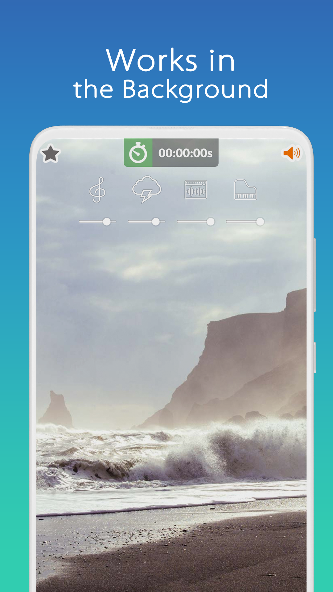 اسکرین شات 7 برنامه Wind Noise: Relax and Sleep