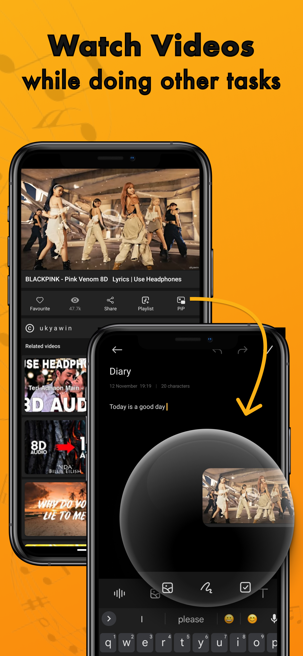 اسکرین شات 2 برنامه 8D Music Player - Media Player
