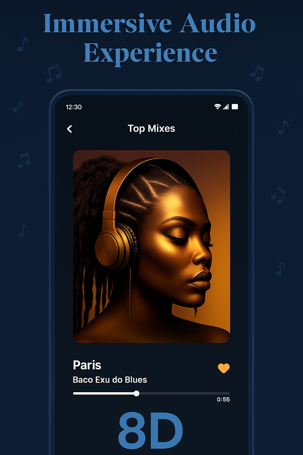 اسکرین شات 6 برنامه 8D Music Player - Media Player