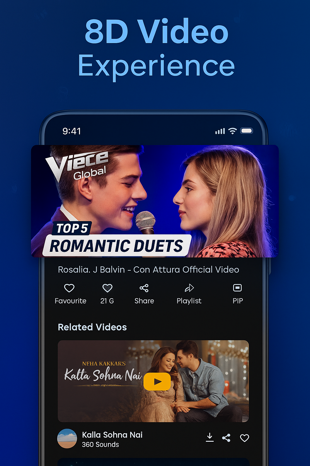 اسکرین شات 4 برنامه 8D Music Player - Media Player