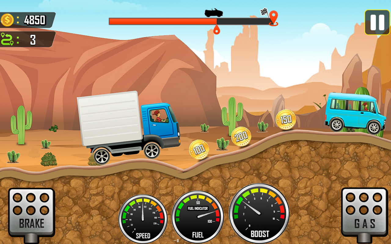 اسکرین شات 4 بازی Racing the Hill