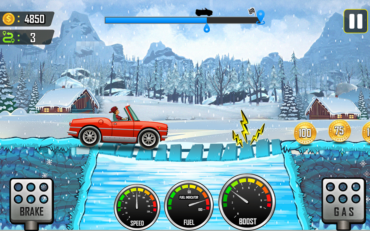 اسکرین شات 2 بازی Racing the Hill