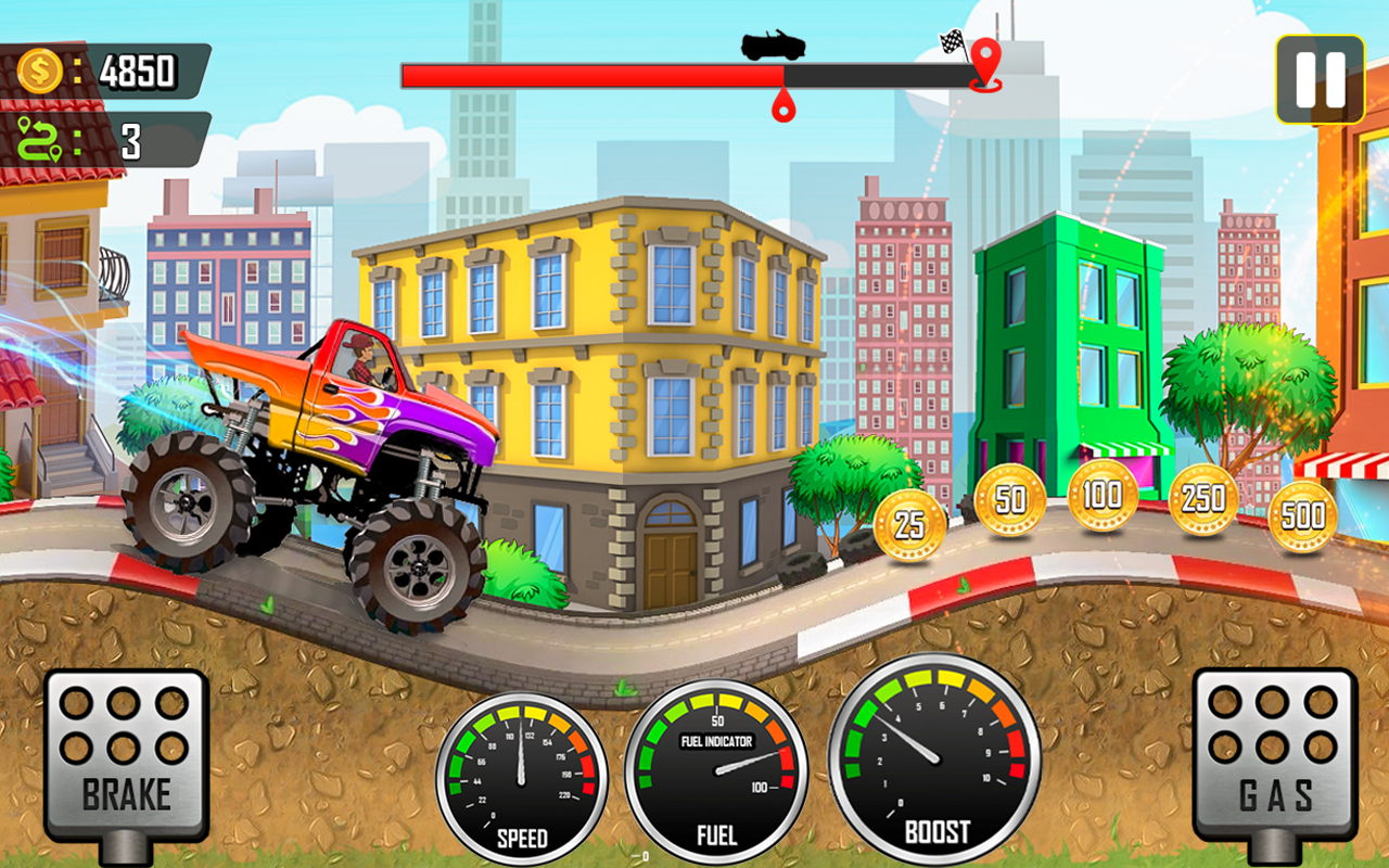 اسکرین شات 1 بازی Racing the Hill
