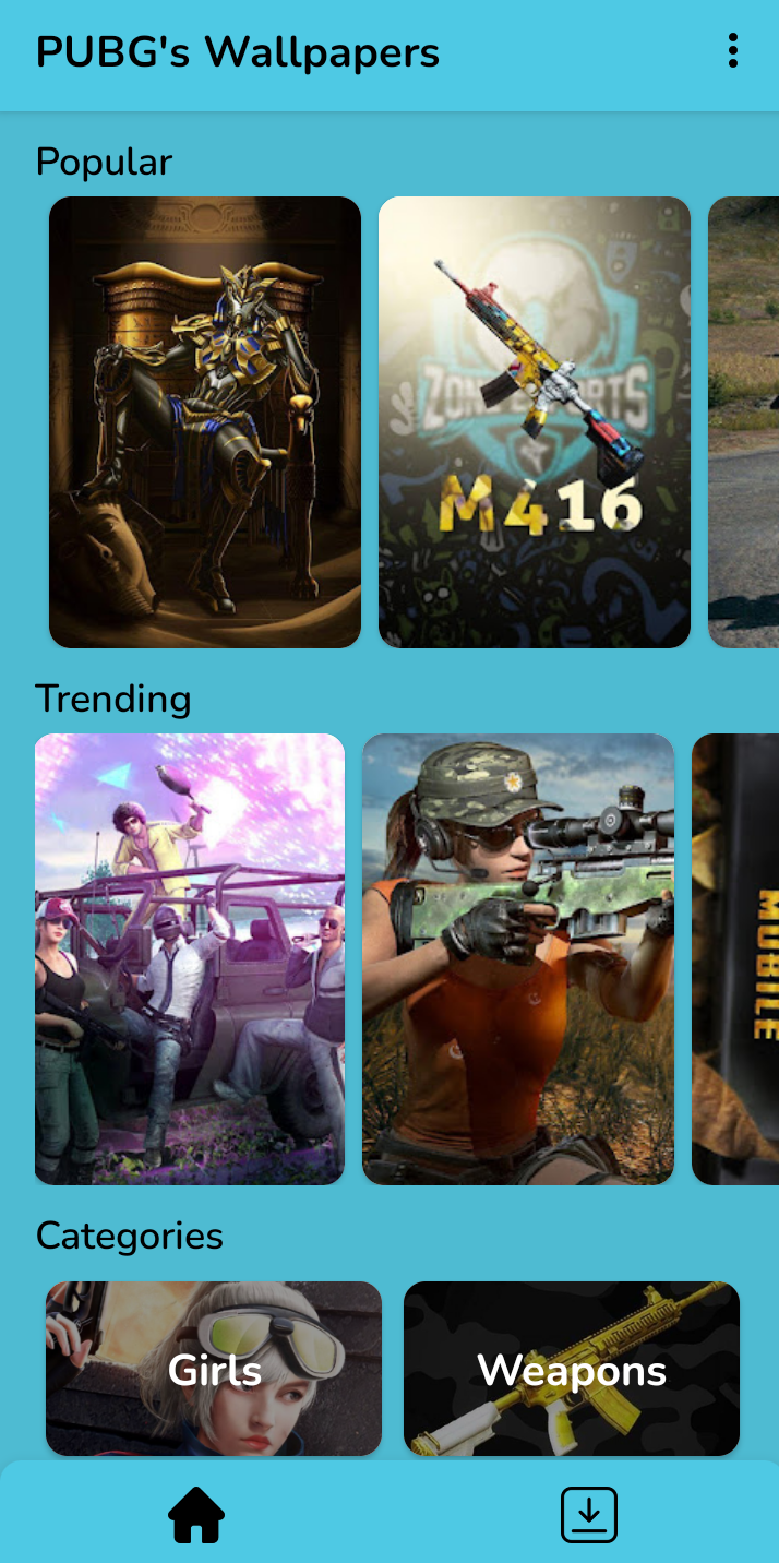 اسکرین شات 1 برنامه PUBG's Wallpapers 4K HD