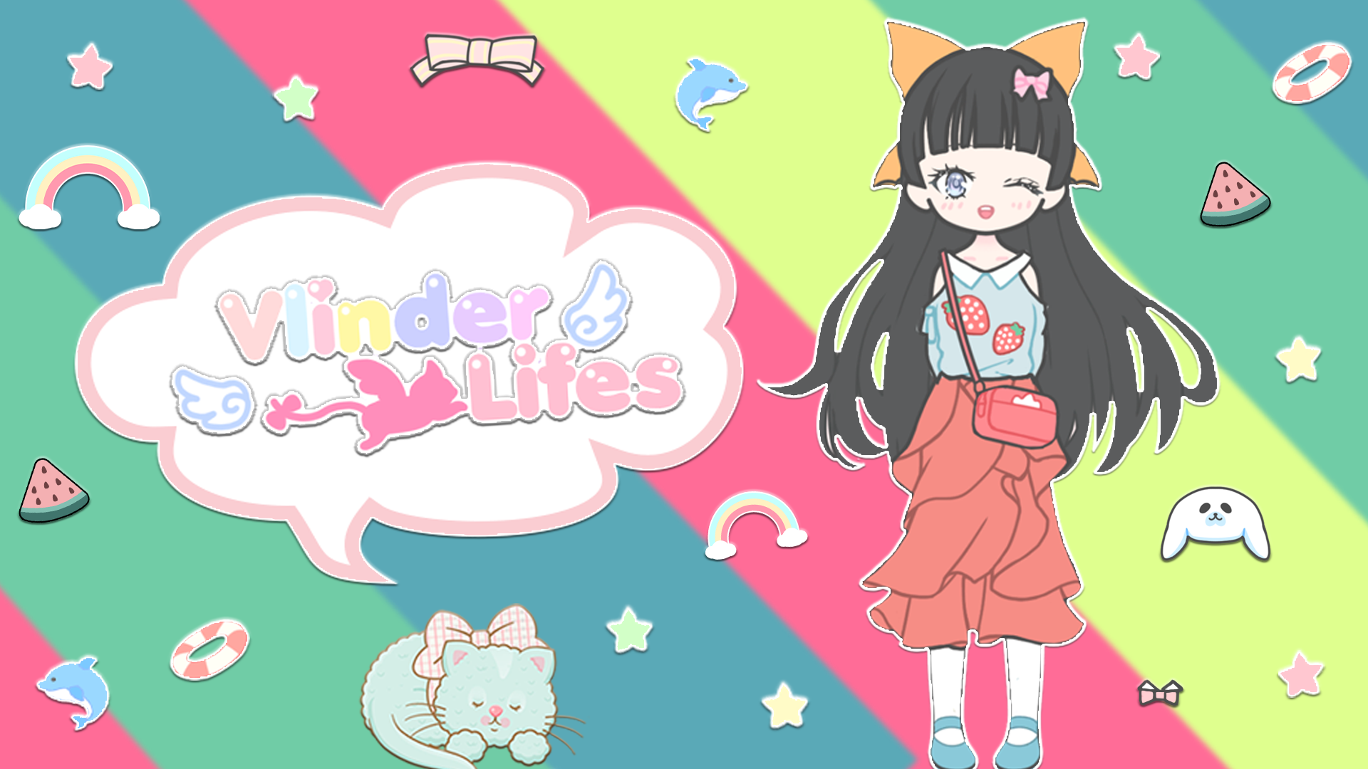 اسکرین شات 1 بازی Vlinder Life: Dress up games