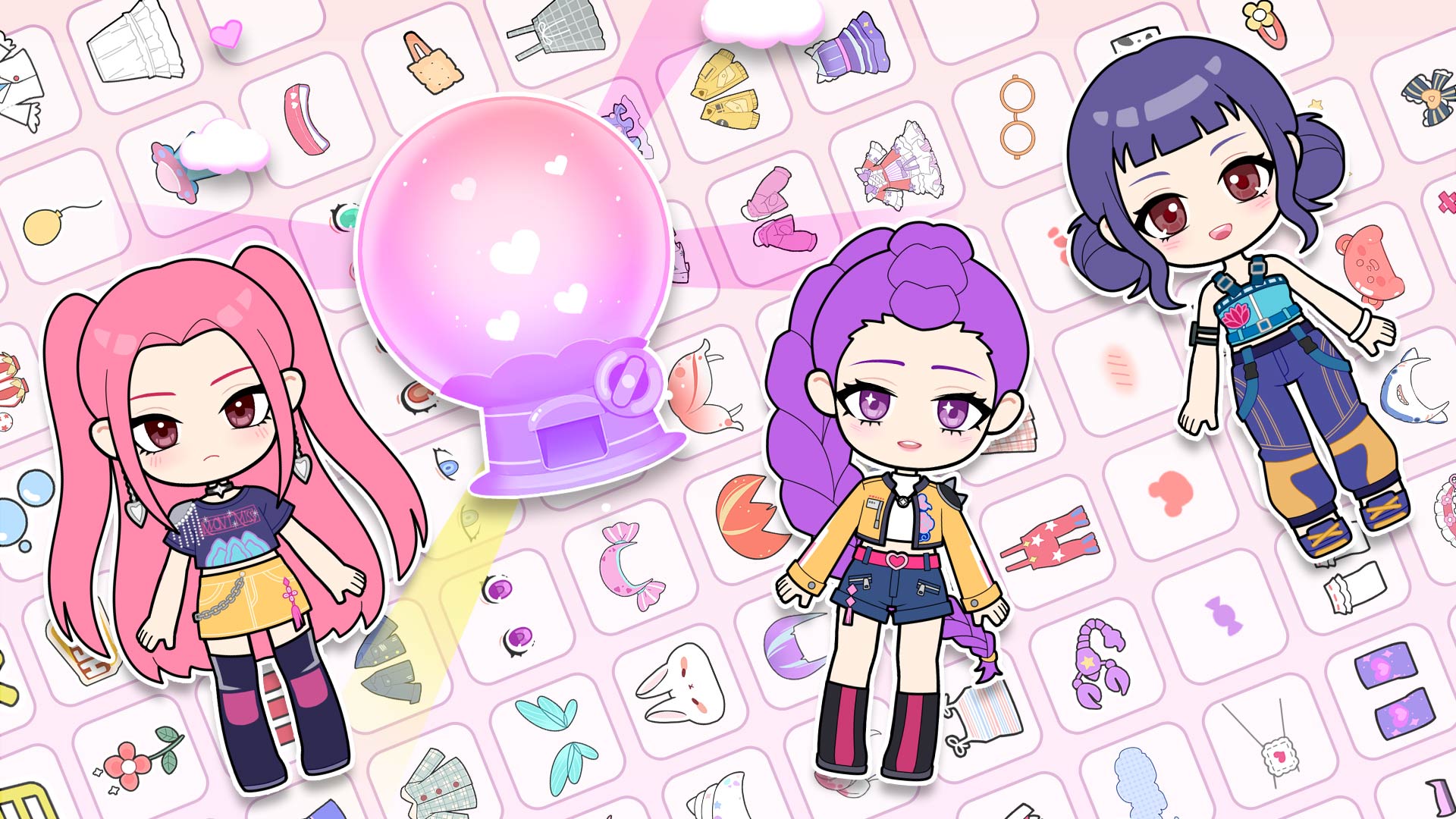 اسکرین شات 7 بازی Vlinder Gacha Dressup for Kids