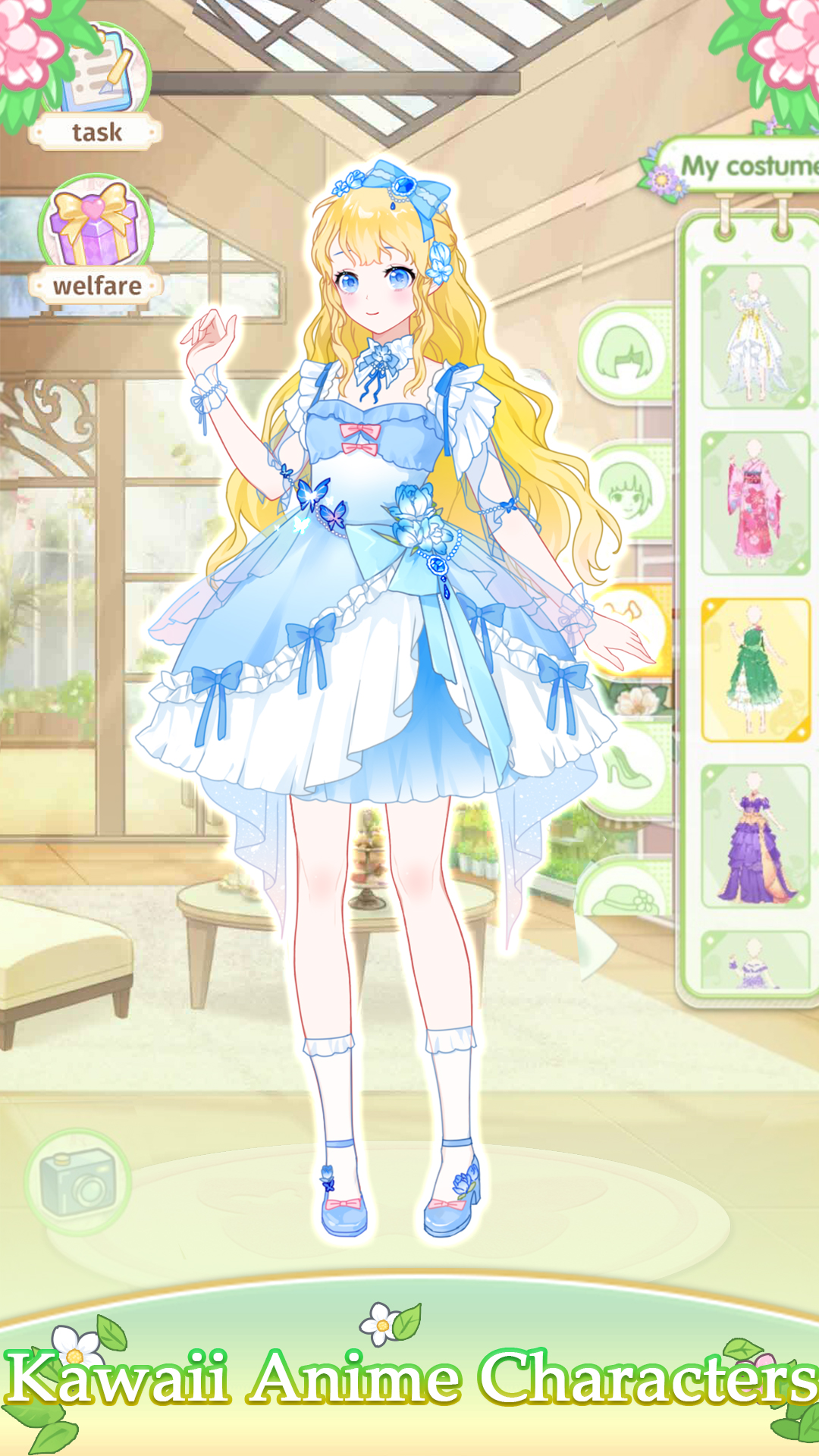 اسکرین شات 8 بازی Vlinder Garden Dress Princess