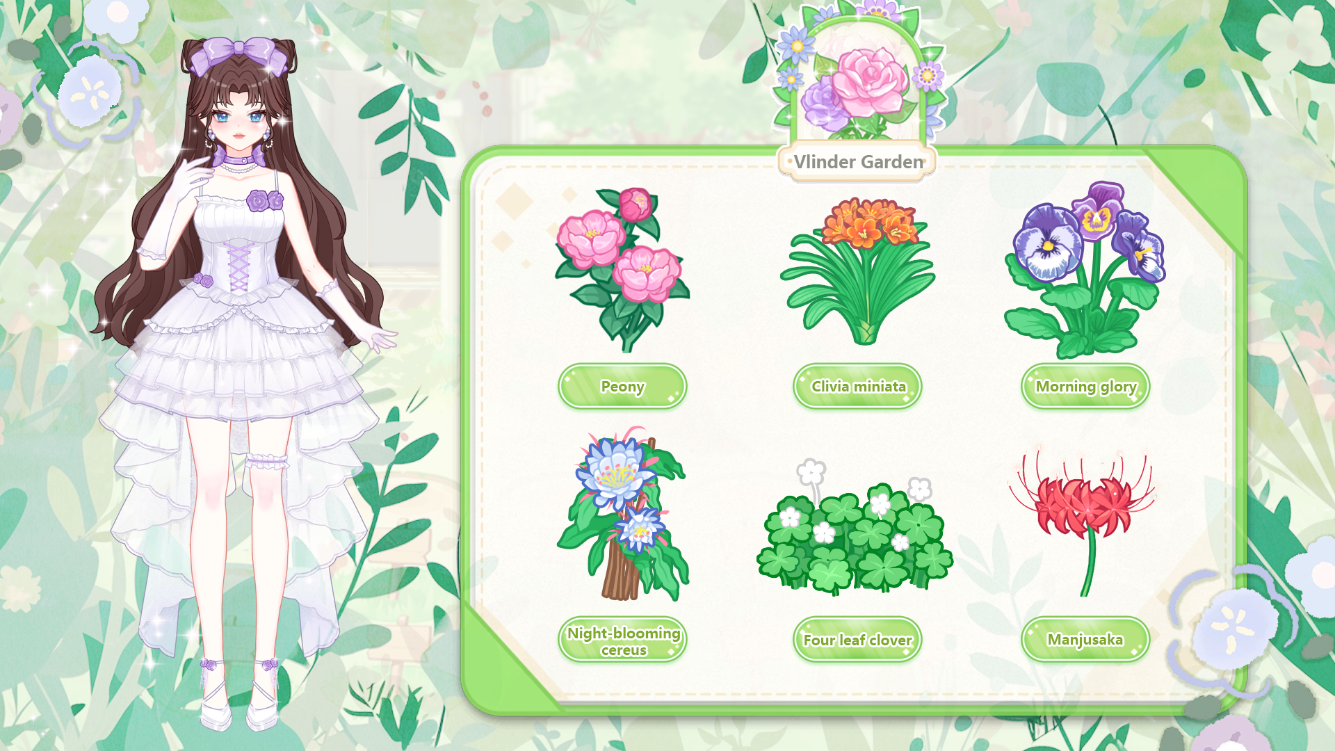 اسکرین شات 5 بازی Vlinder Garden：barbie game