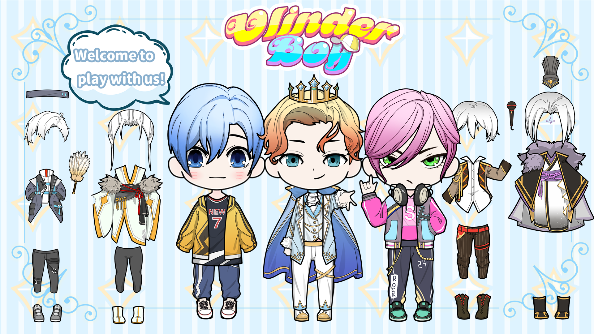 اسکرین شات 1 بازی Vlinder Boy: Dress up games