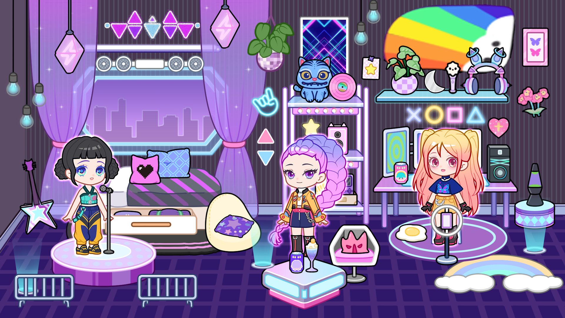 اسکرین شات 1 بازی Vlinder Doll: fashion stargirl
