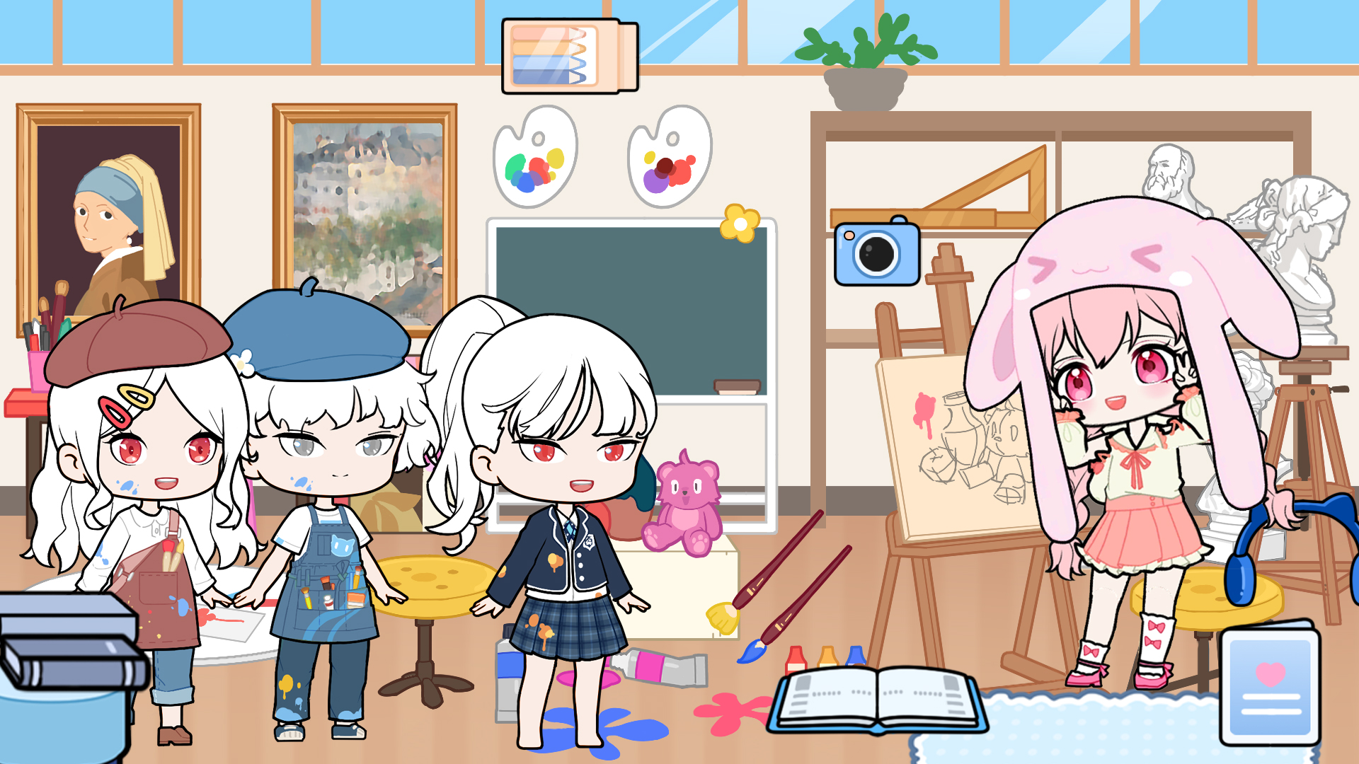 اسکرین شات 8 بازی YOYO Doll School life Dress up