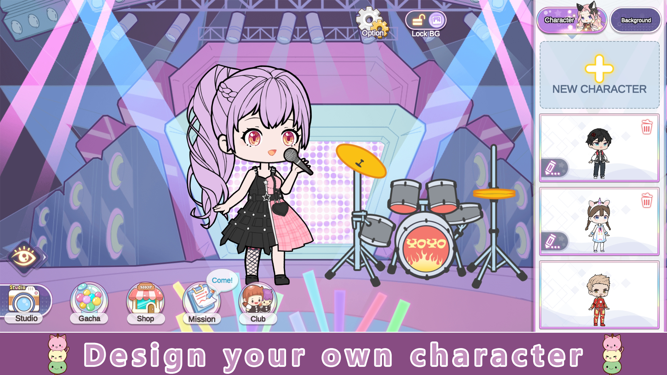 اسکرین شات 3 بازی YOYO Doll Anime Dress Up Game
