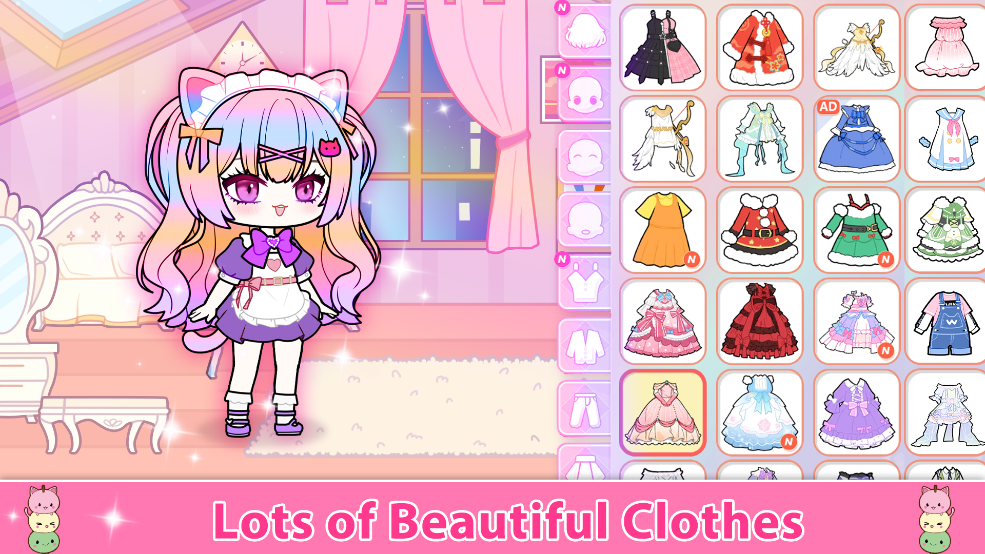 اسکرین شات 6 بازی YOYO Doll: Kids Dress Up Game