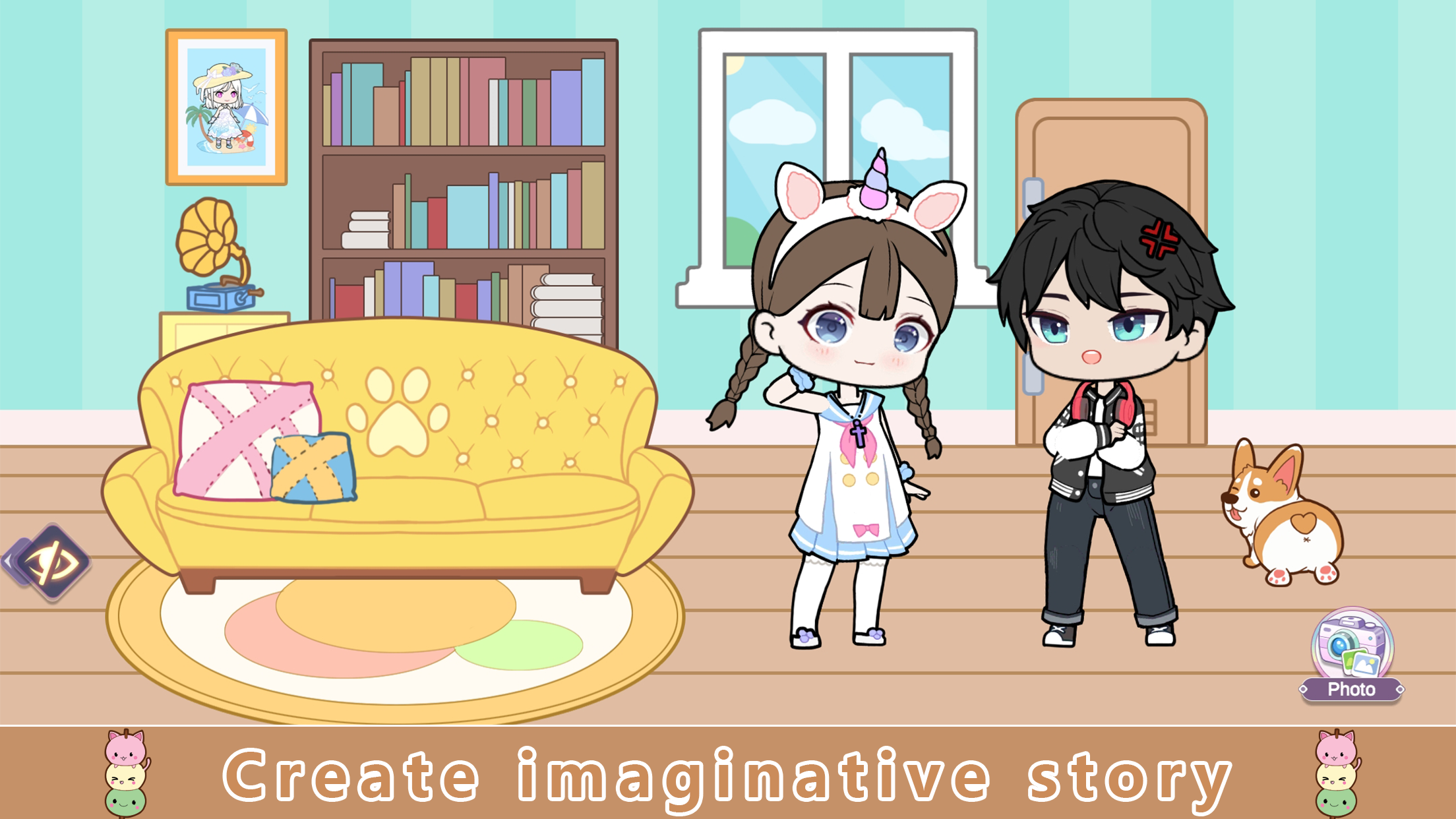 اسکرین شات 6 بازی YOYO Doll Anime Dress Up Game