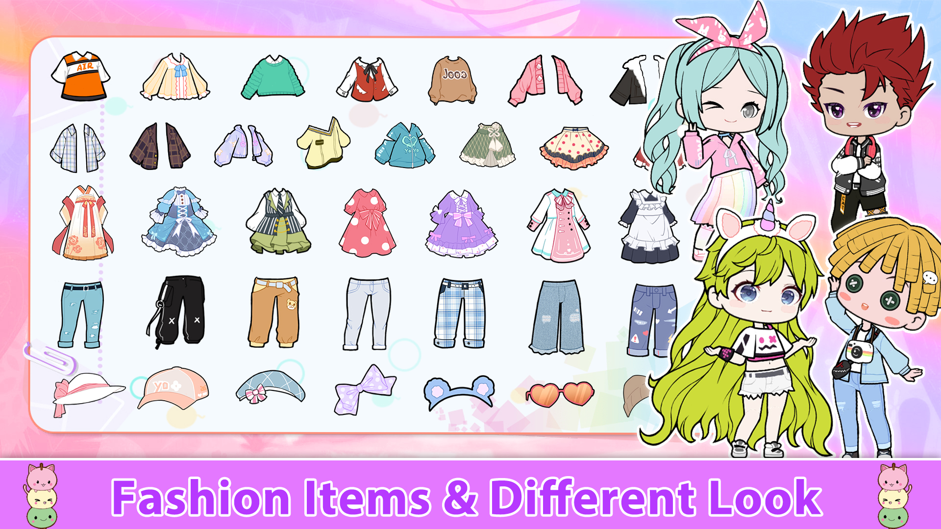 اسکرین شات 2 بازی YOYO Doll Anime Dress Up Game