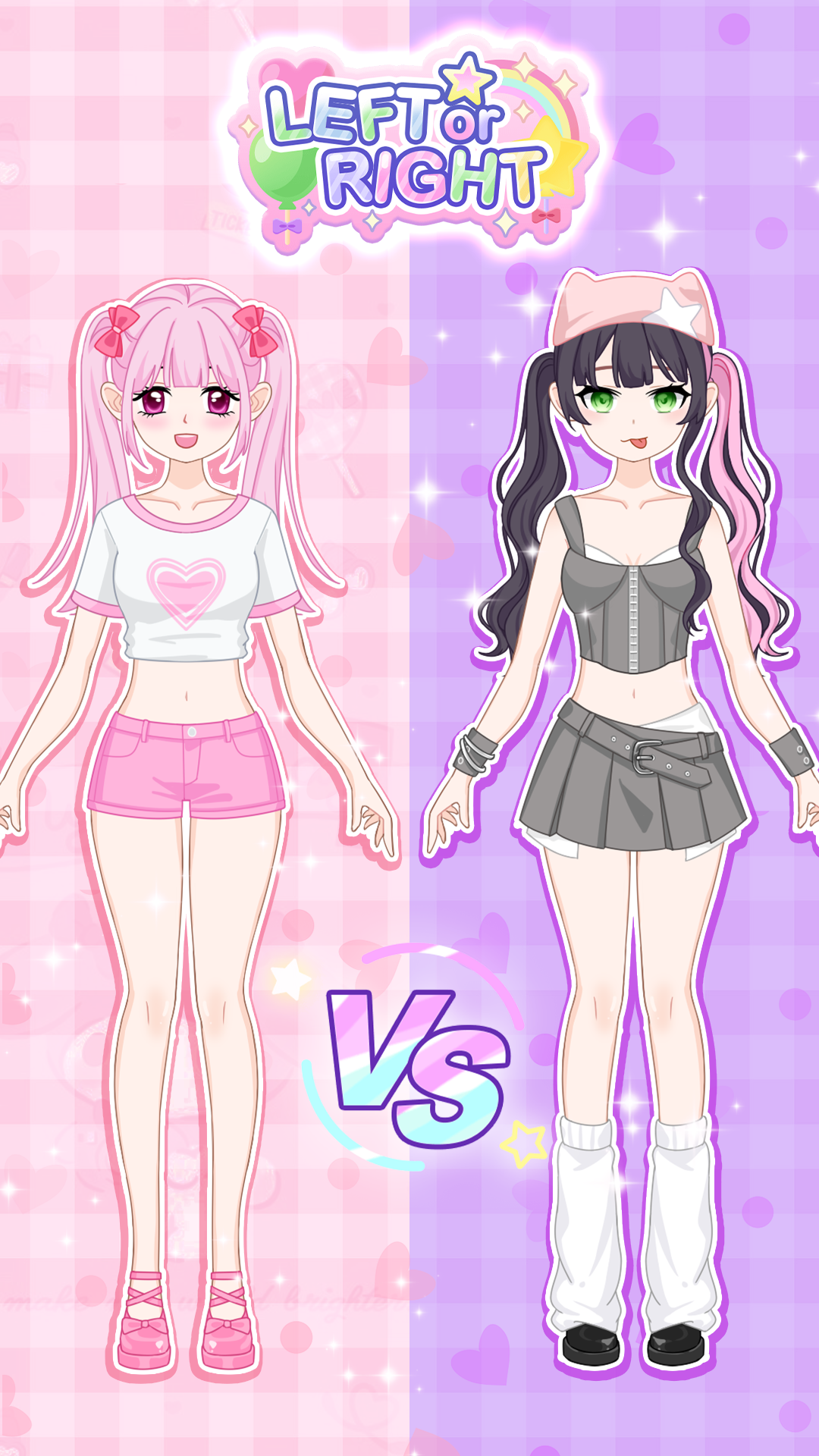 اسکرین شات 7 بازی Left or Right: Anime Dress Up