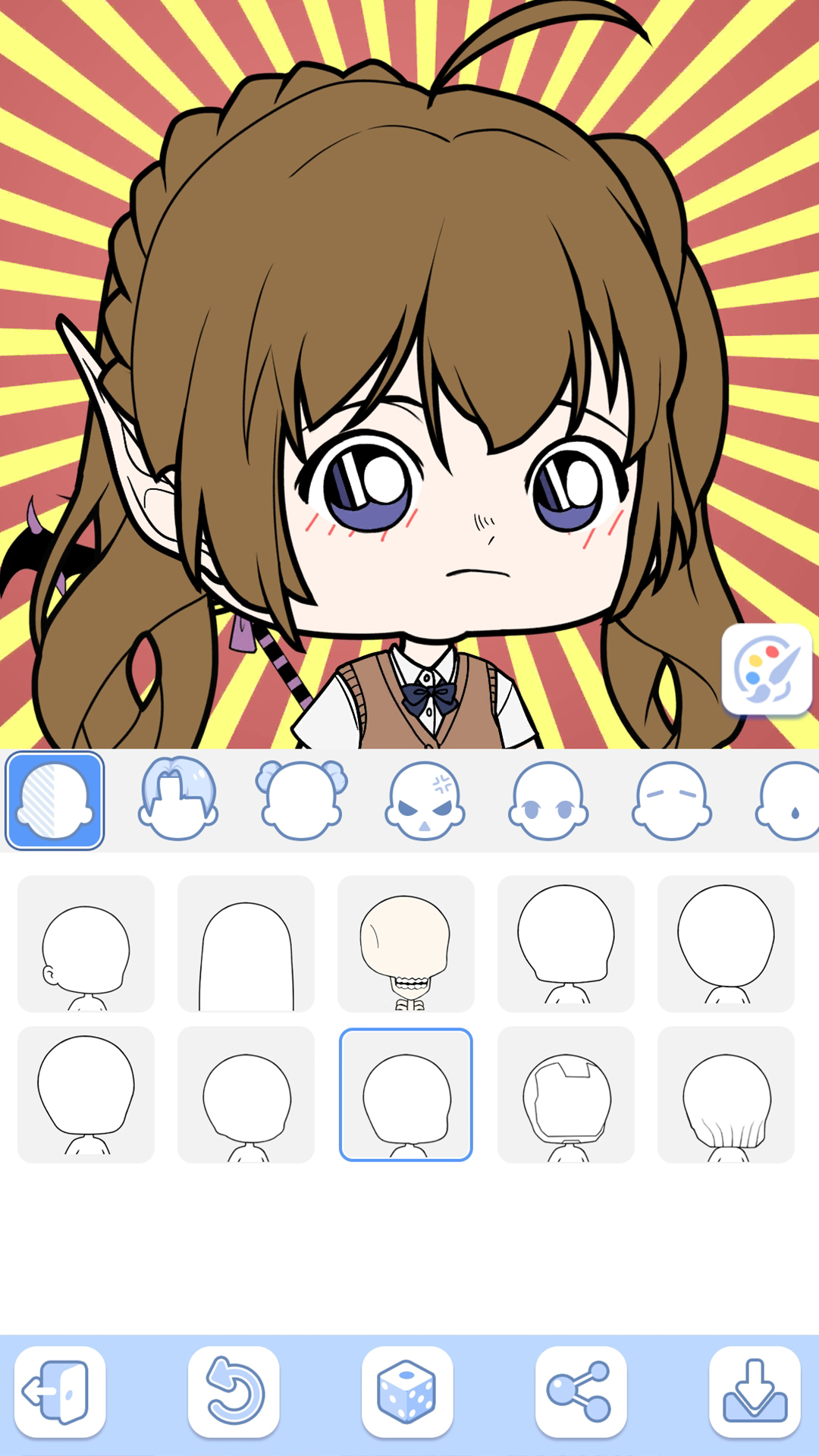اسکرین شات 2 بازی Vlinder Anime Avatar: Dress up