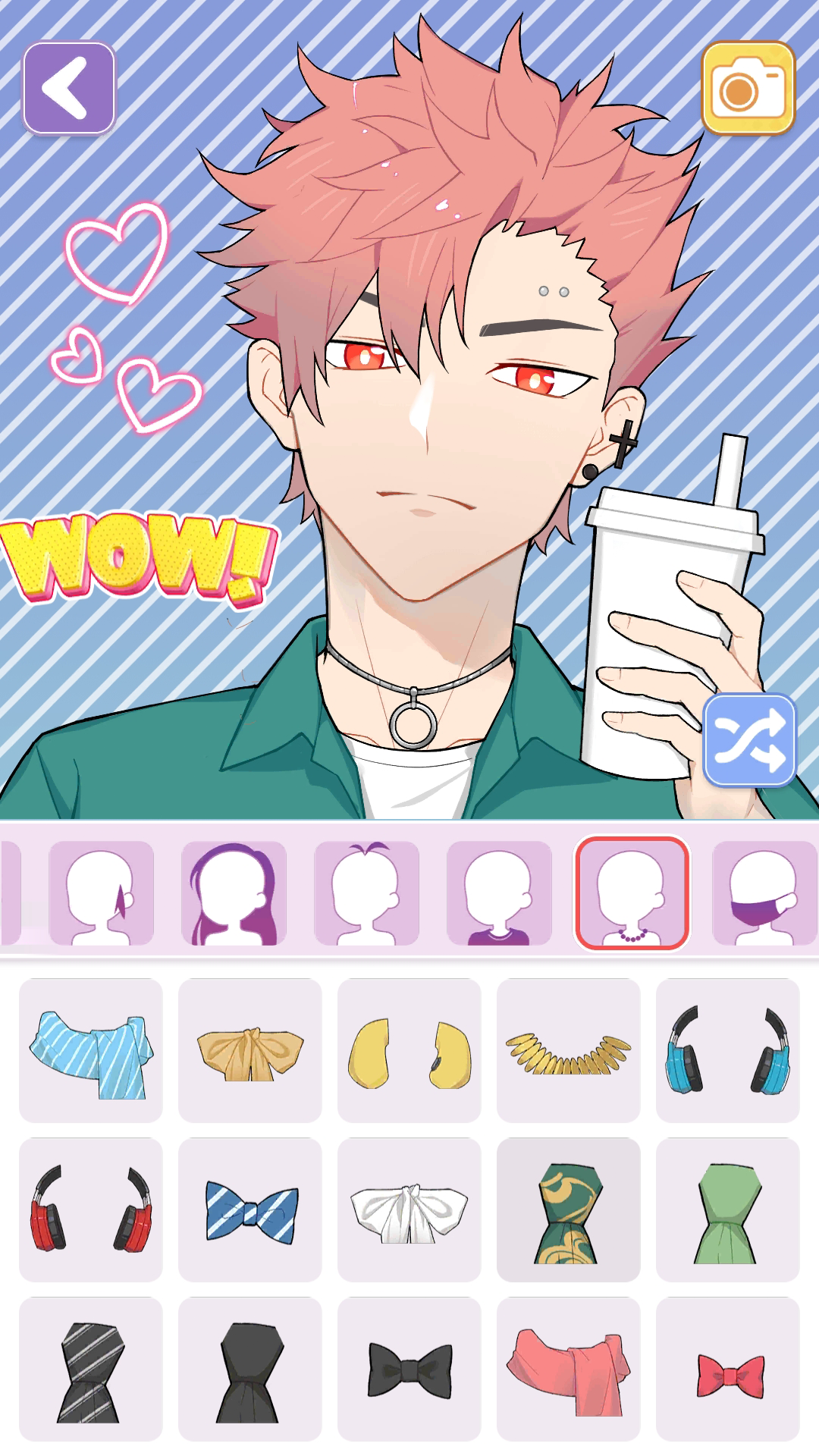 اسکرین شات 4 بازی Avatar Maker: Anime Dress up