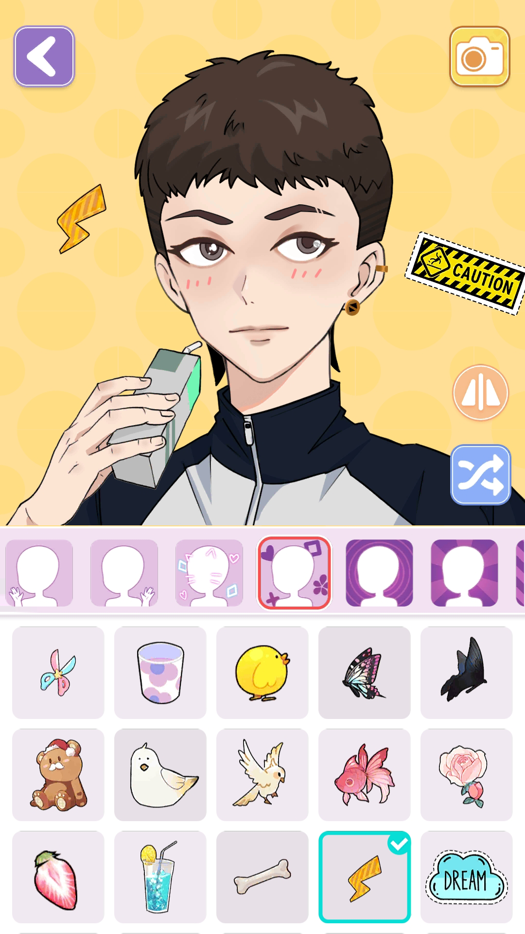 اسکرین شات 2 بازی Avatar Maker: Anime Dress up