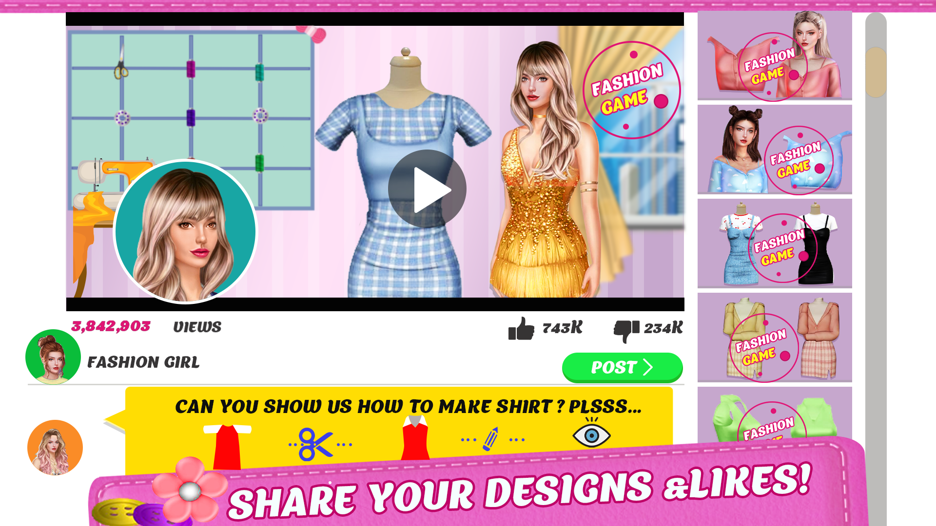 اسکرین شات 5 بازی Fashion Tailor Games for Girls