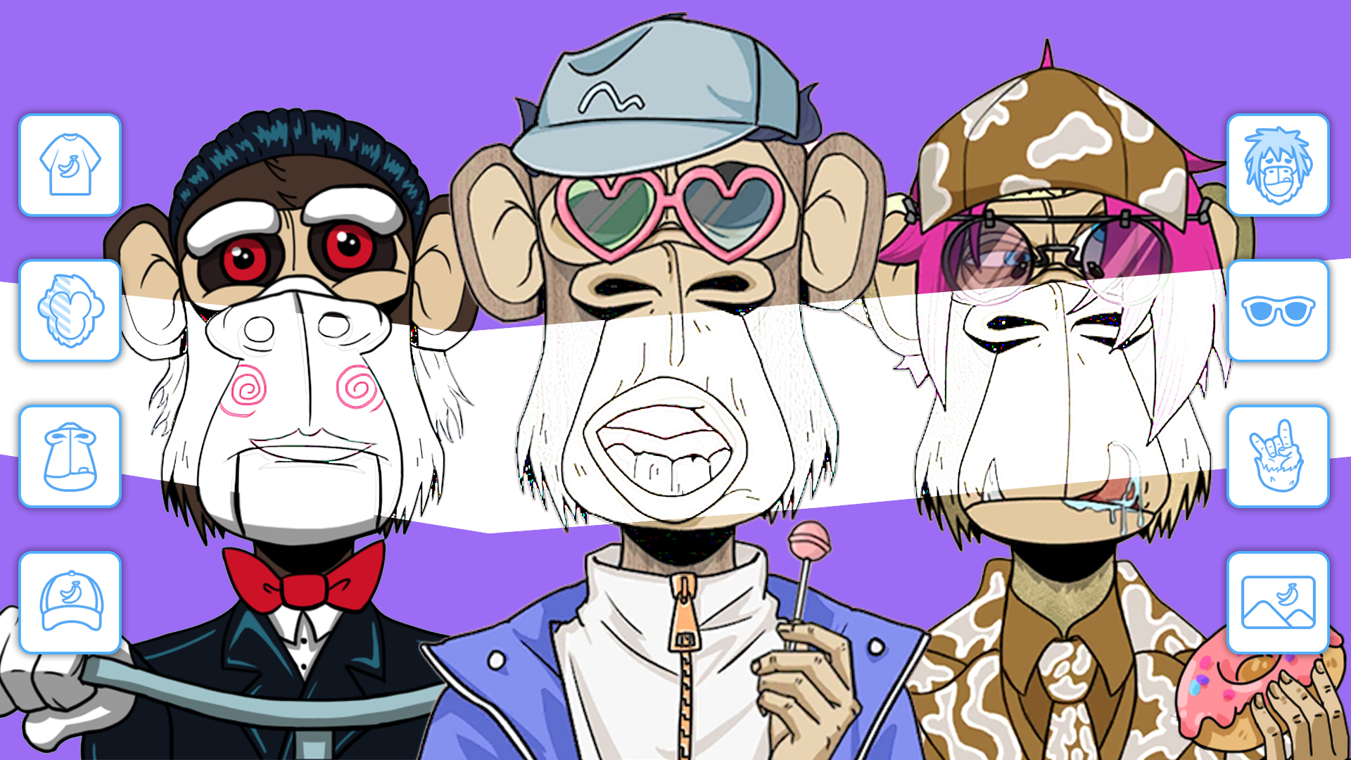 اسکرین شات 3 بازی Bored Ape Creator - NFT Art