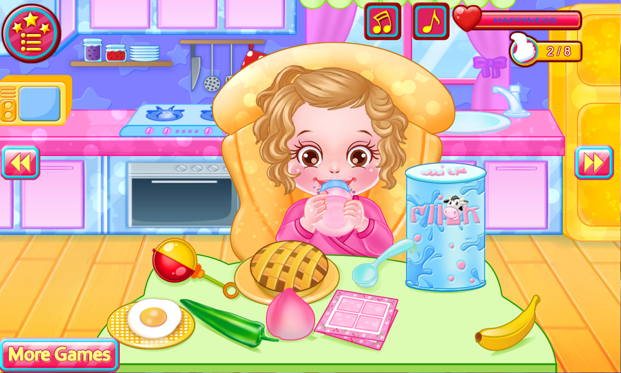 اسکرین شات 1 بازی Baby Caring Games with Anna